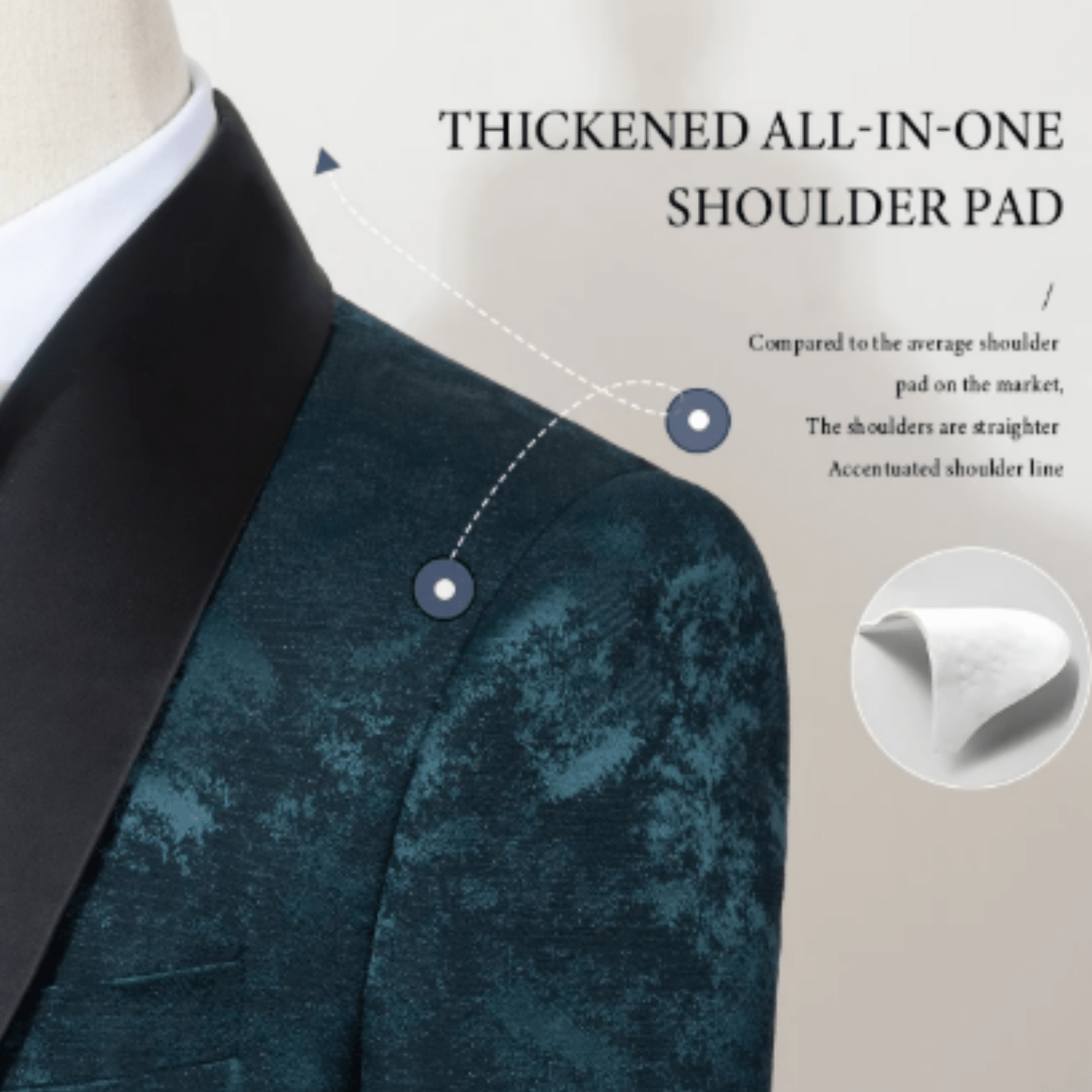 Men’s Jacquard Double - Breasted Suit – Luxury Formalwear - The Crew