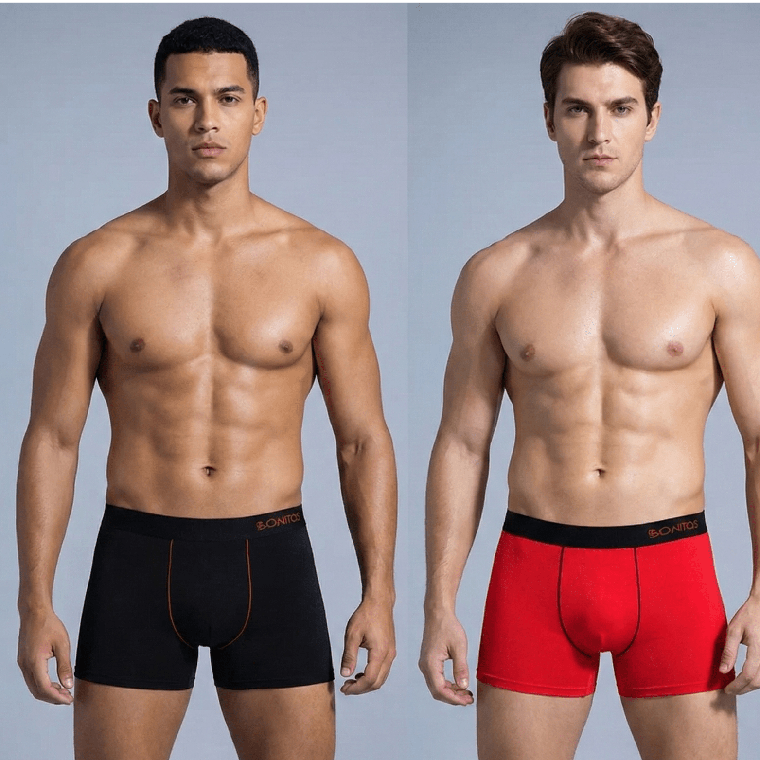 Men’s Premium Boxers 5 - Pack – Soft Breathable Comfort - The Crew