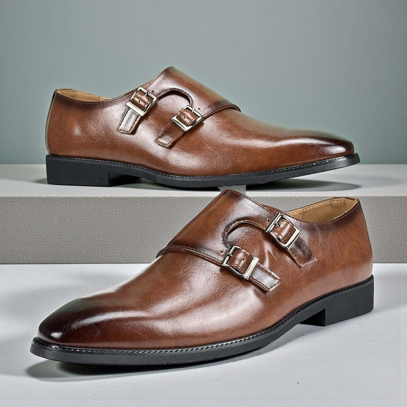 Men’s British Leather Derby Shoes – Classic Formal - The Crew