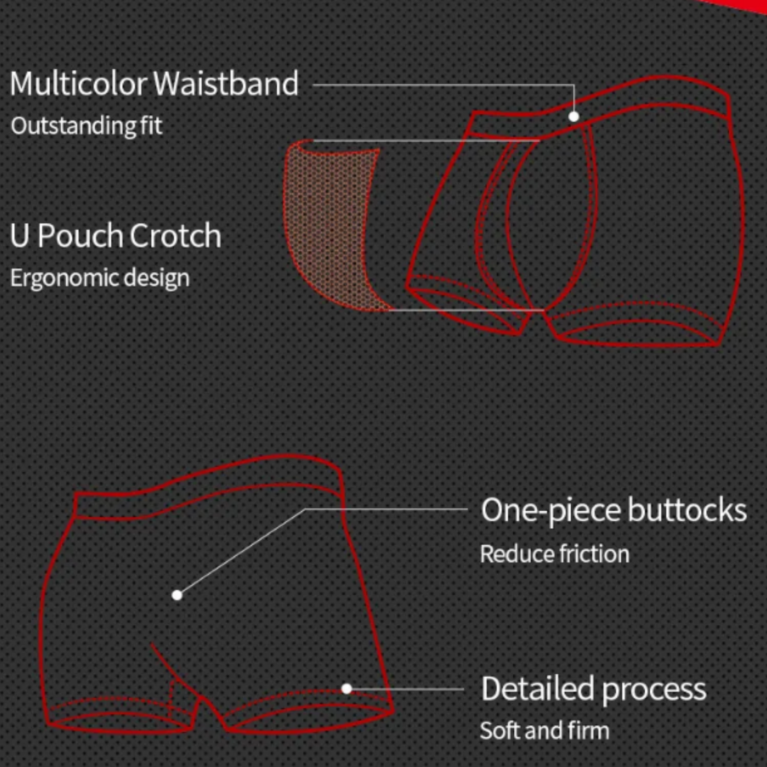 Men’s Ice Silk Boxer Briefs 3-Pack – Breathable Comfort Fit