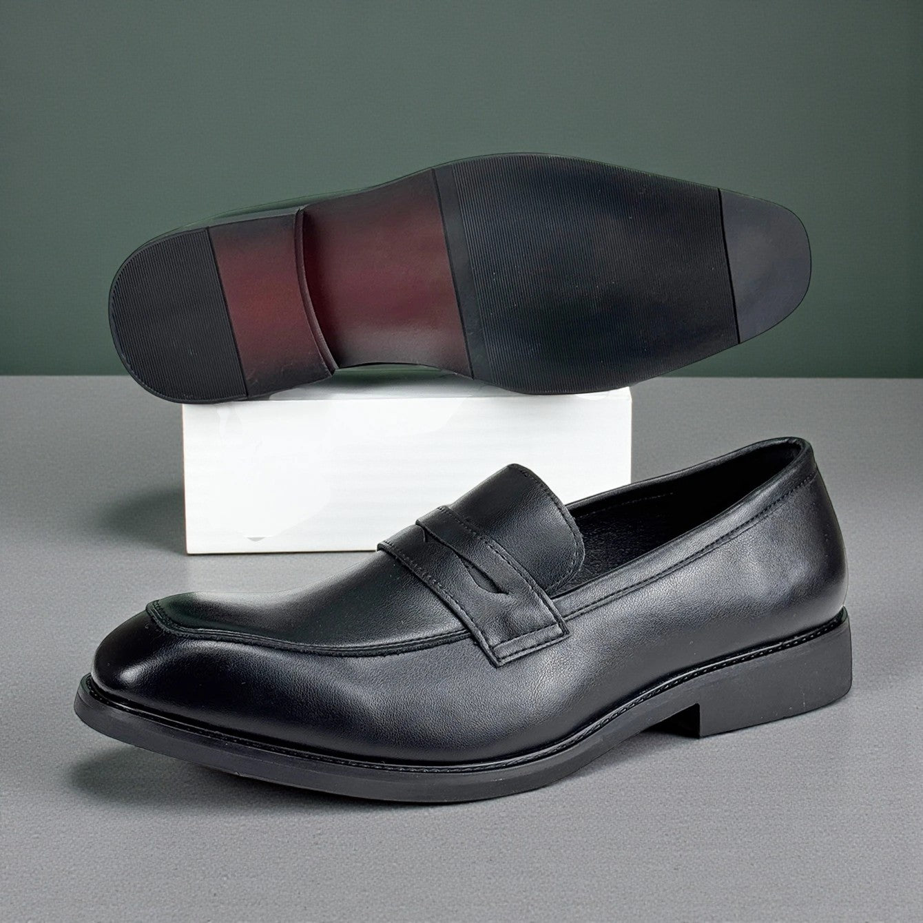 Men’s British Formal Leather Loafers – Classic Dress - The Crew