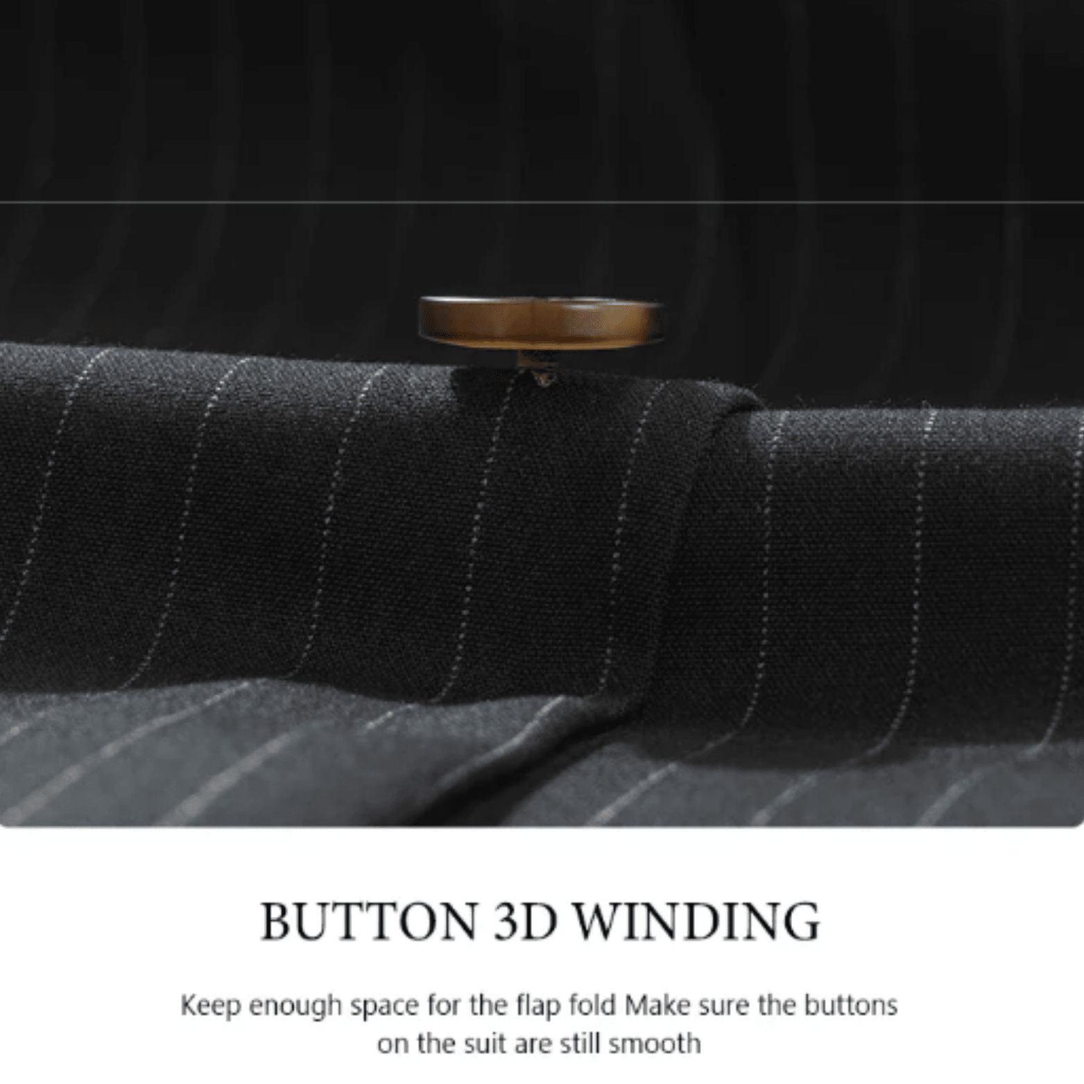 Men’s Classic Striped Suit – Elegant Business Style - The Crew