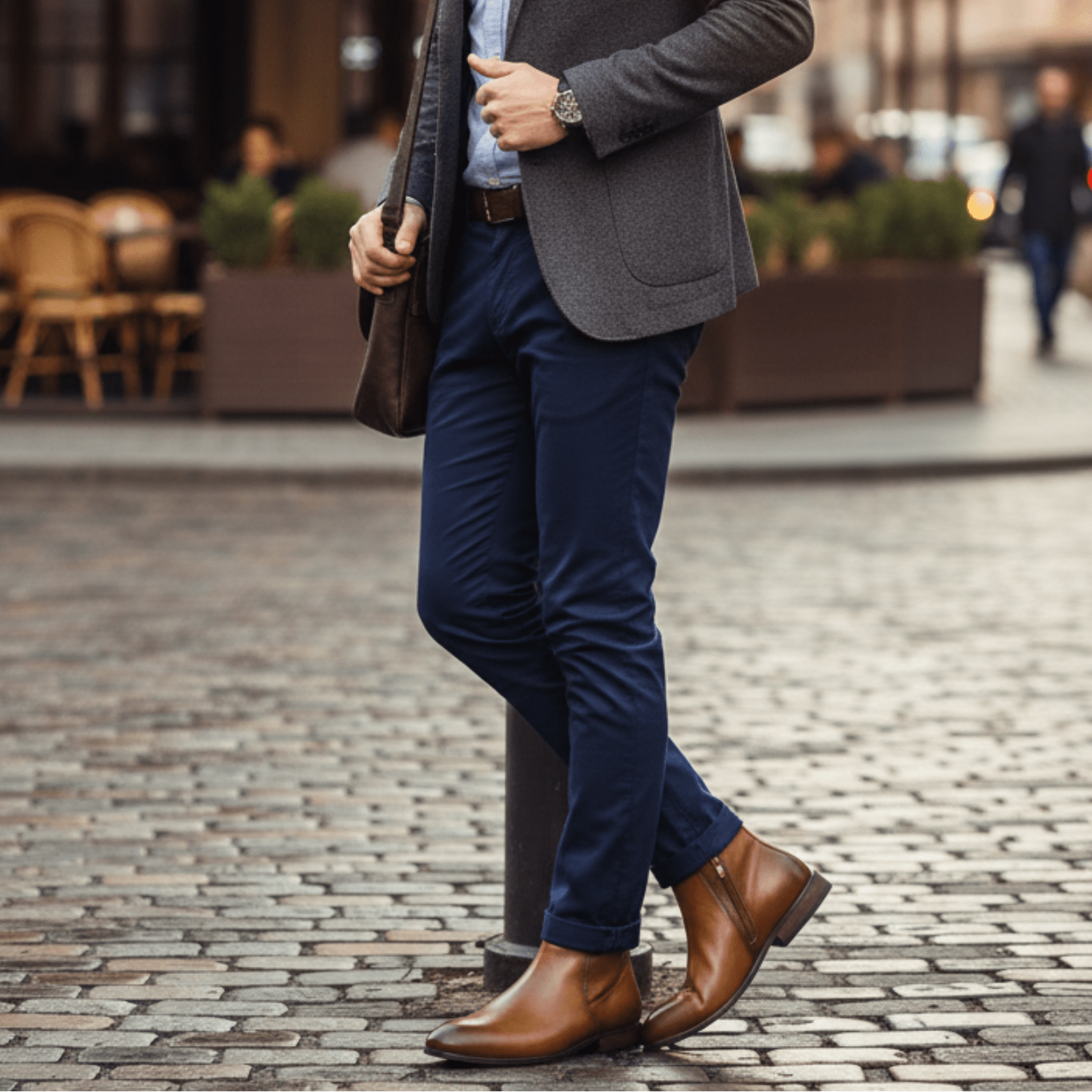 Men’s Sleek Chelsea Leather Boots – Modern Ankle Style - The Crew