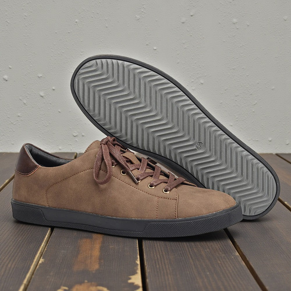 Men’s Leather Casual Sneakers – Everyday Comfort - The Crew