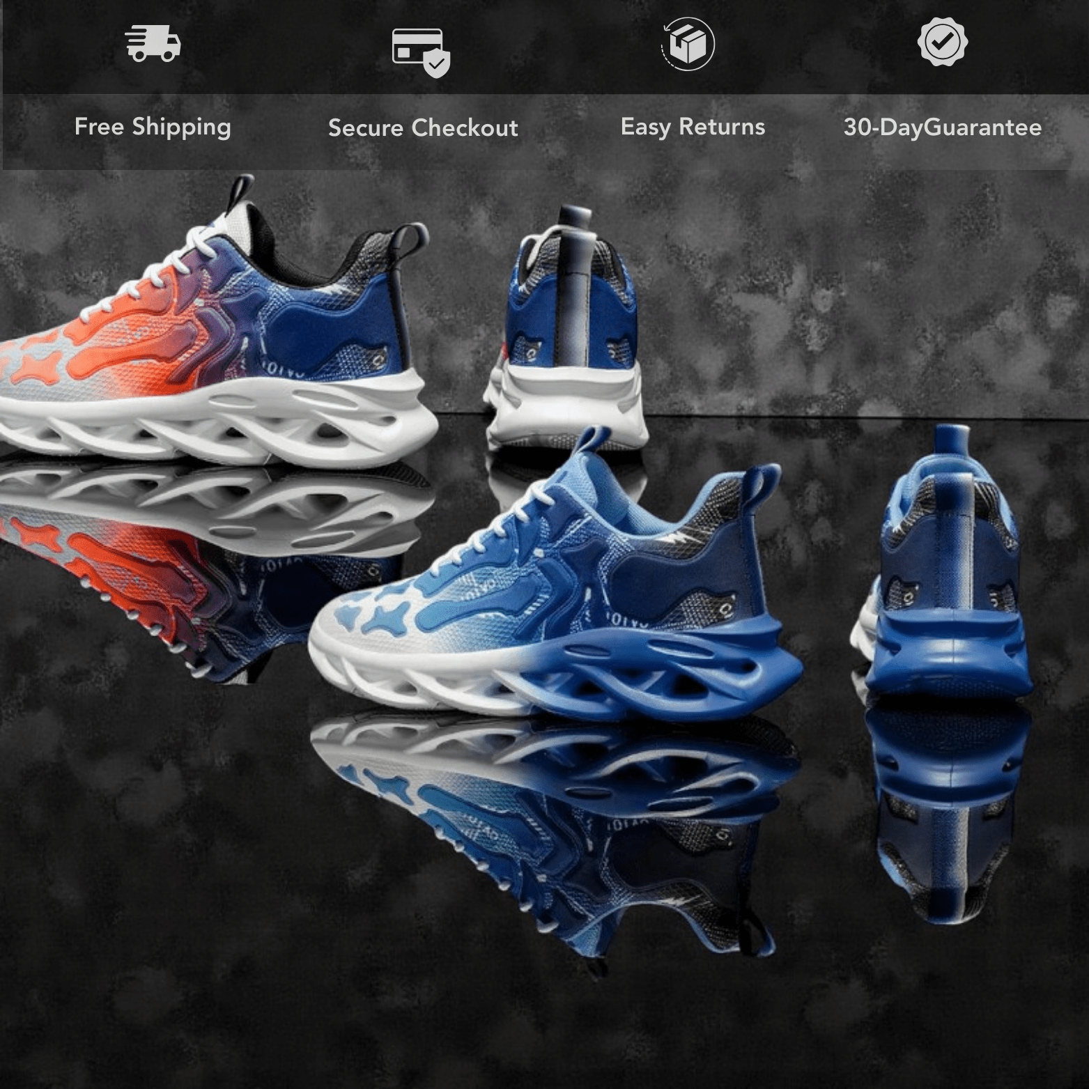 Men’s Casual Running Sneakers – Lightweight Everyday Comfort - The Crew