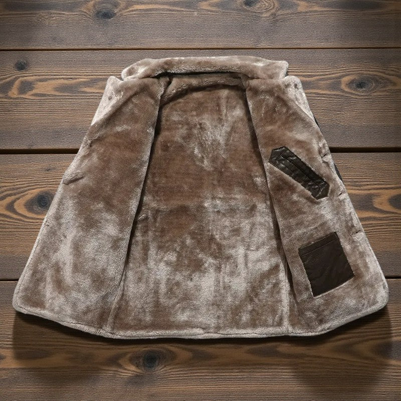 Men’s Leather Trend Jacket – Modern Casual Outerwear - The Crew