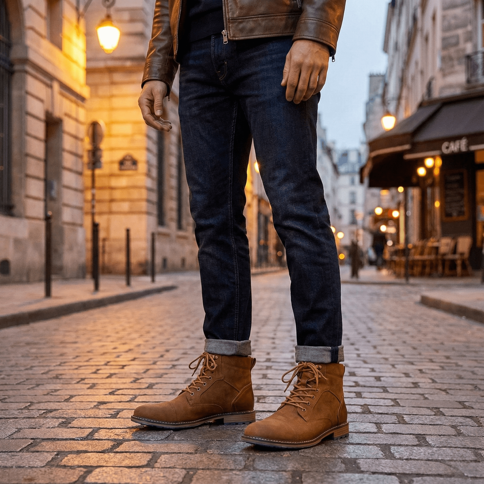 Men’s 2025 Premium Leather Boots – Luxury Casual Style - The Crew