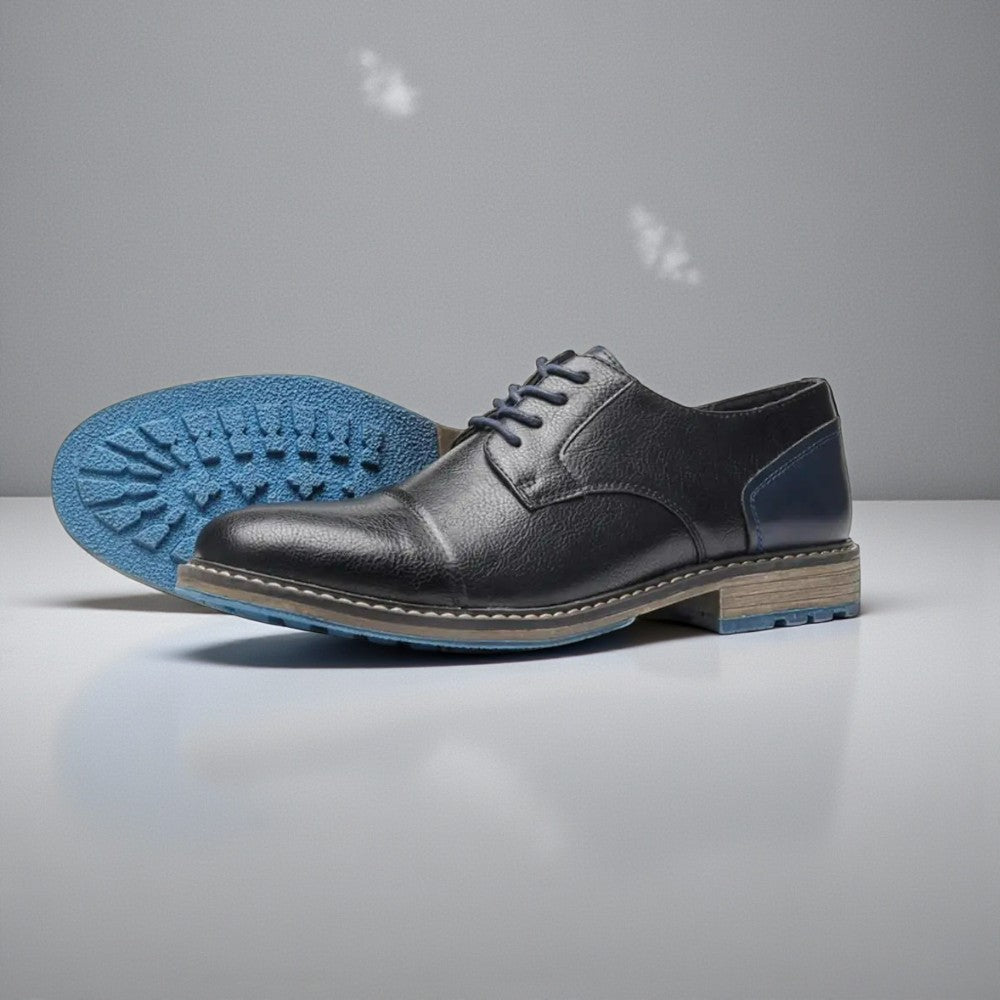 Men’s Retro Derby Shoes 2025 – Vintage Formal Style - The Crew