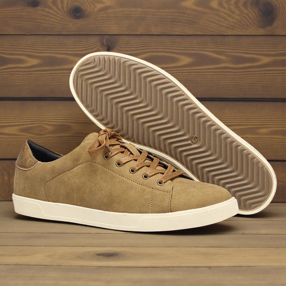 Men’s Leather Casual Sneakers – Everyday Comfort - The Crew