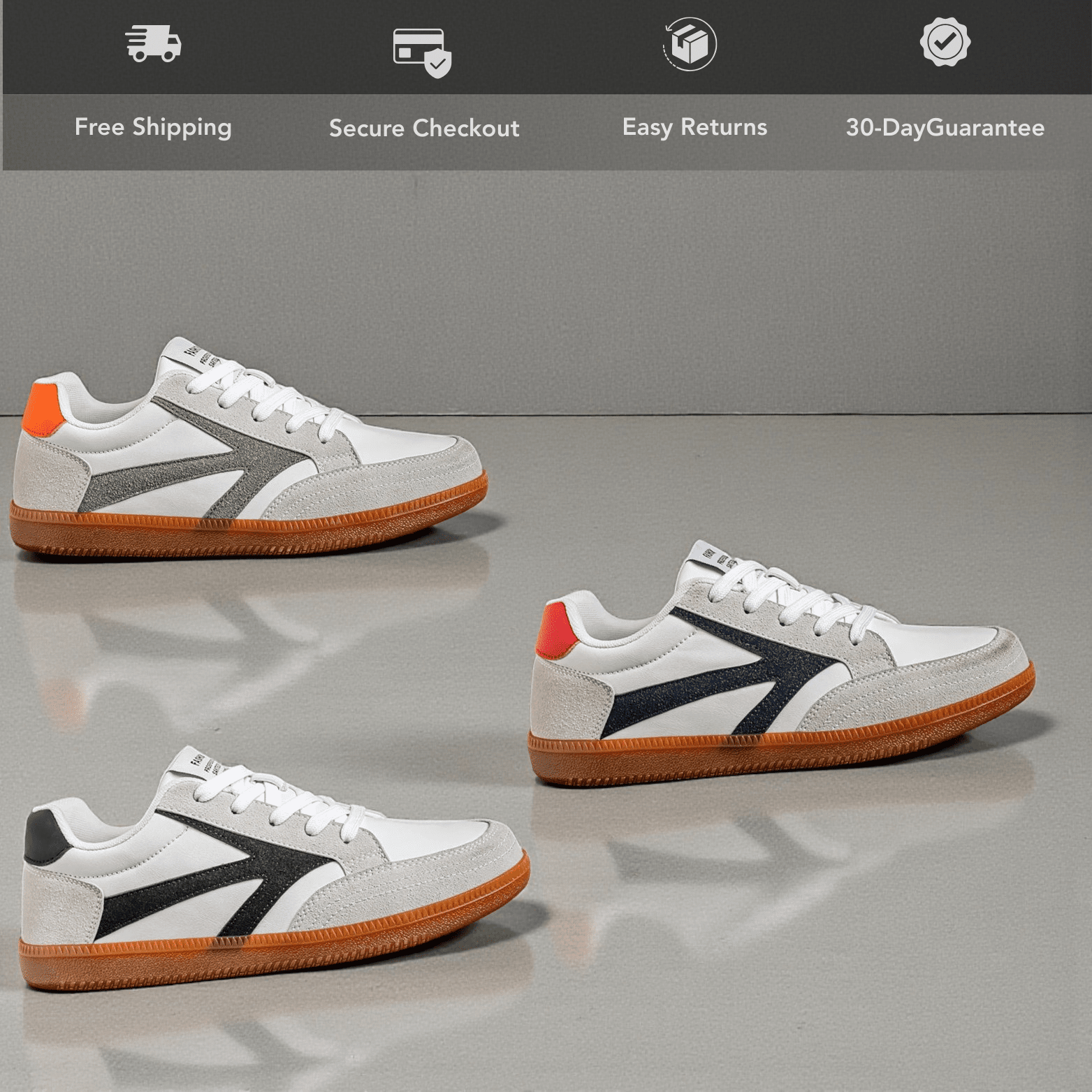 Men’s Soft Casual Sport Shoes – Lightweight Sneakers - The Crew