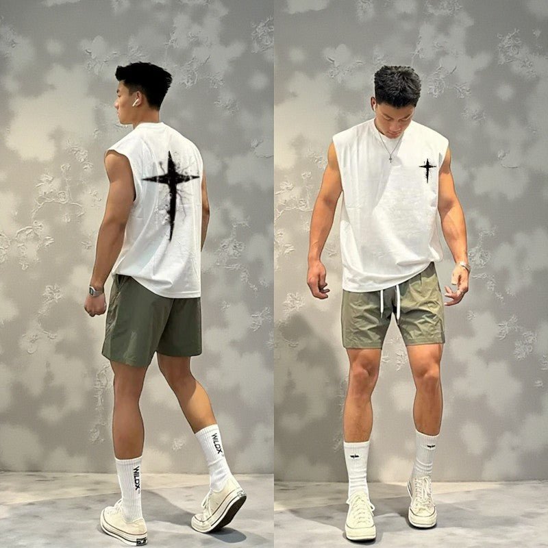 Men’s Sport Cotton Summer Vest – Lightweight Activewear - The Crew