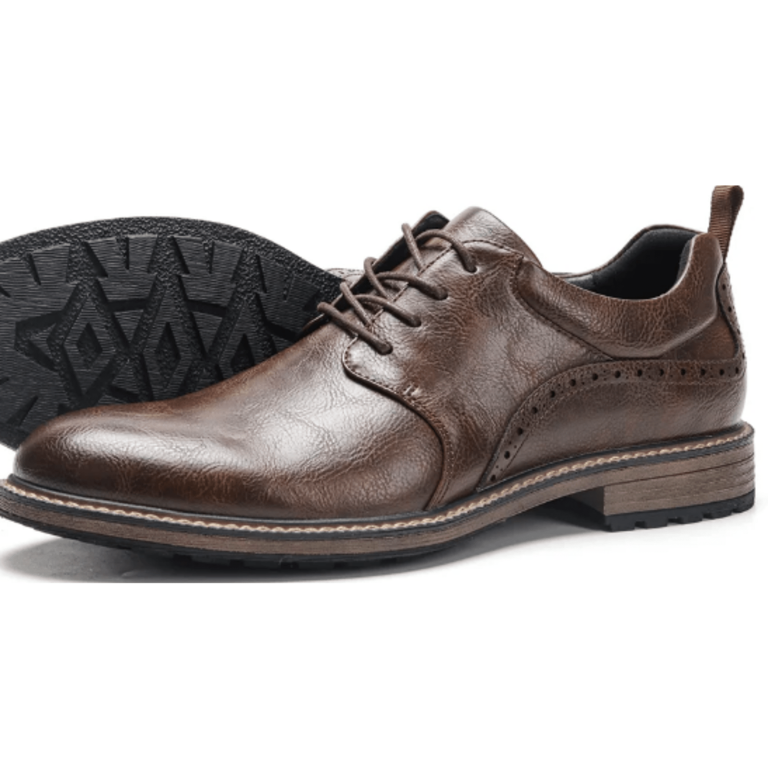 Men’s Leather Comfort Casual Shoes – All - Day Wear - The Crew