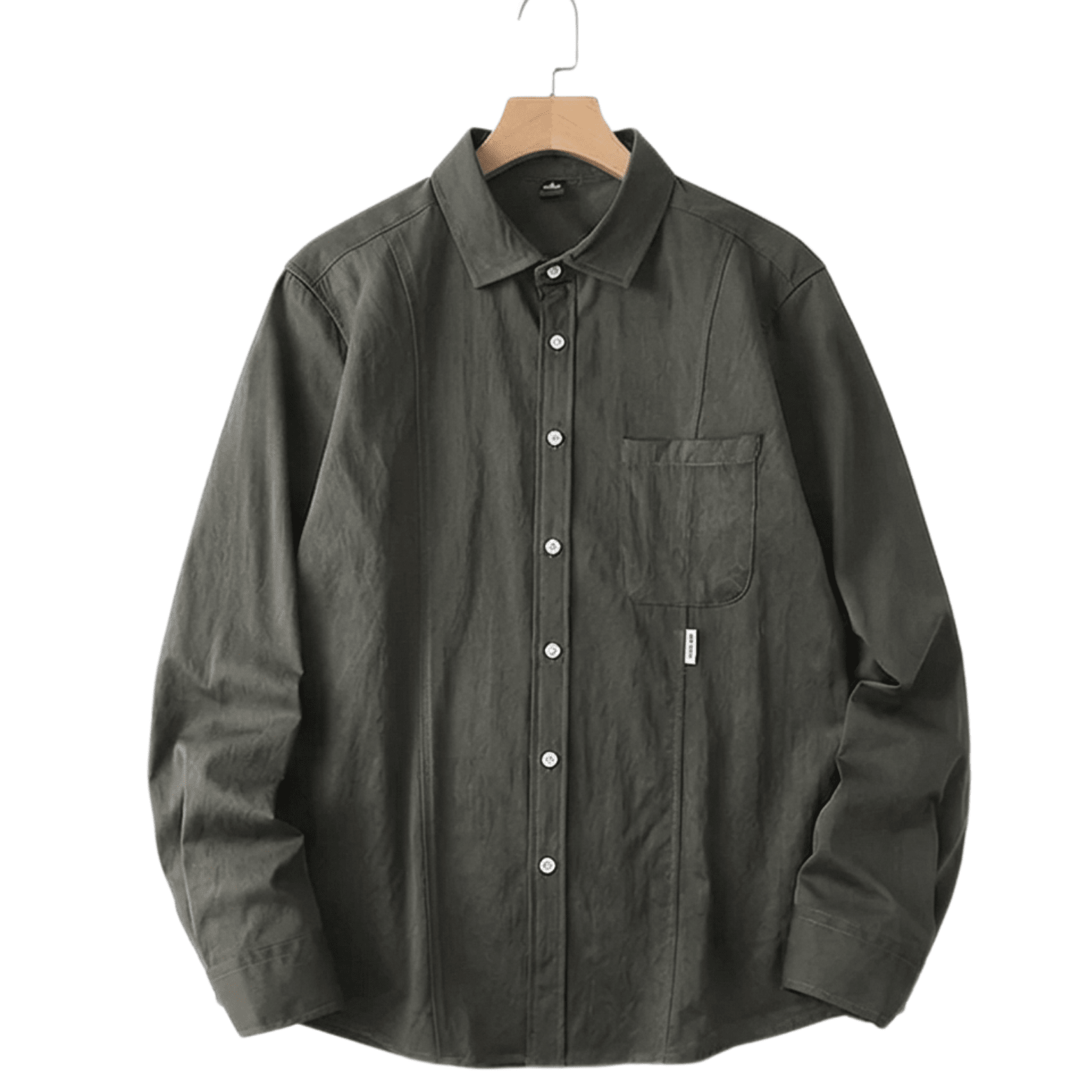 Men’s Urban Korean Casual Shirt – Modern Street Style - The Crew