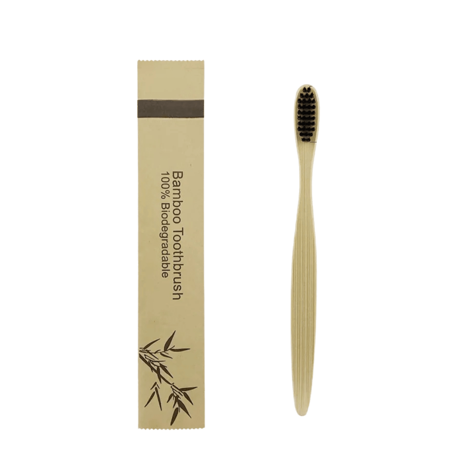 10 - Pack Bamboo Charcoal Toothbrushes Soft Bristles - The Crew