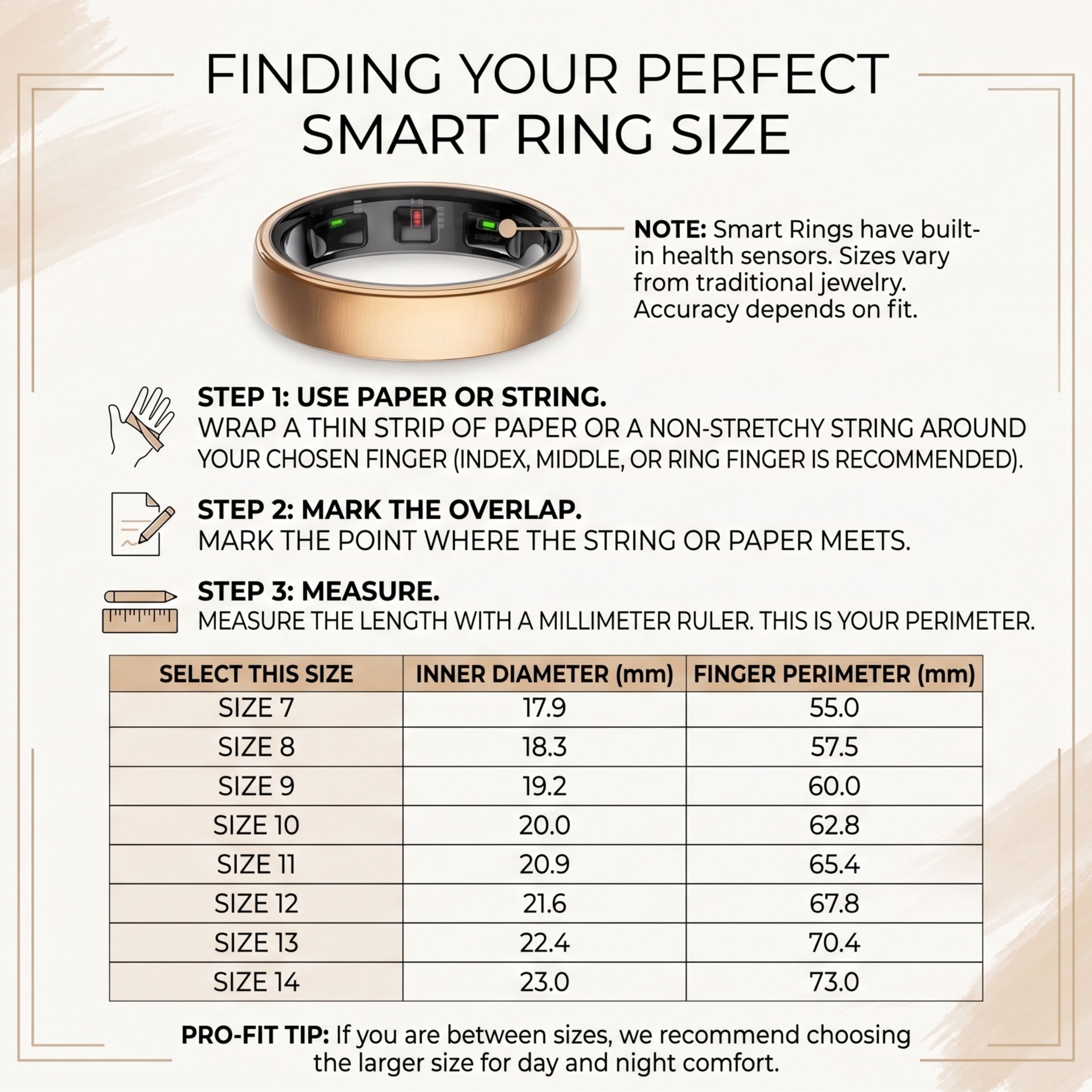Uhoofit R10 Smart Ring – Health & Sleep Tracker | The Crew