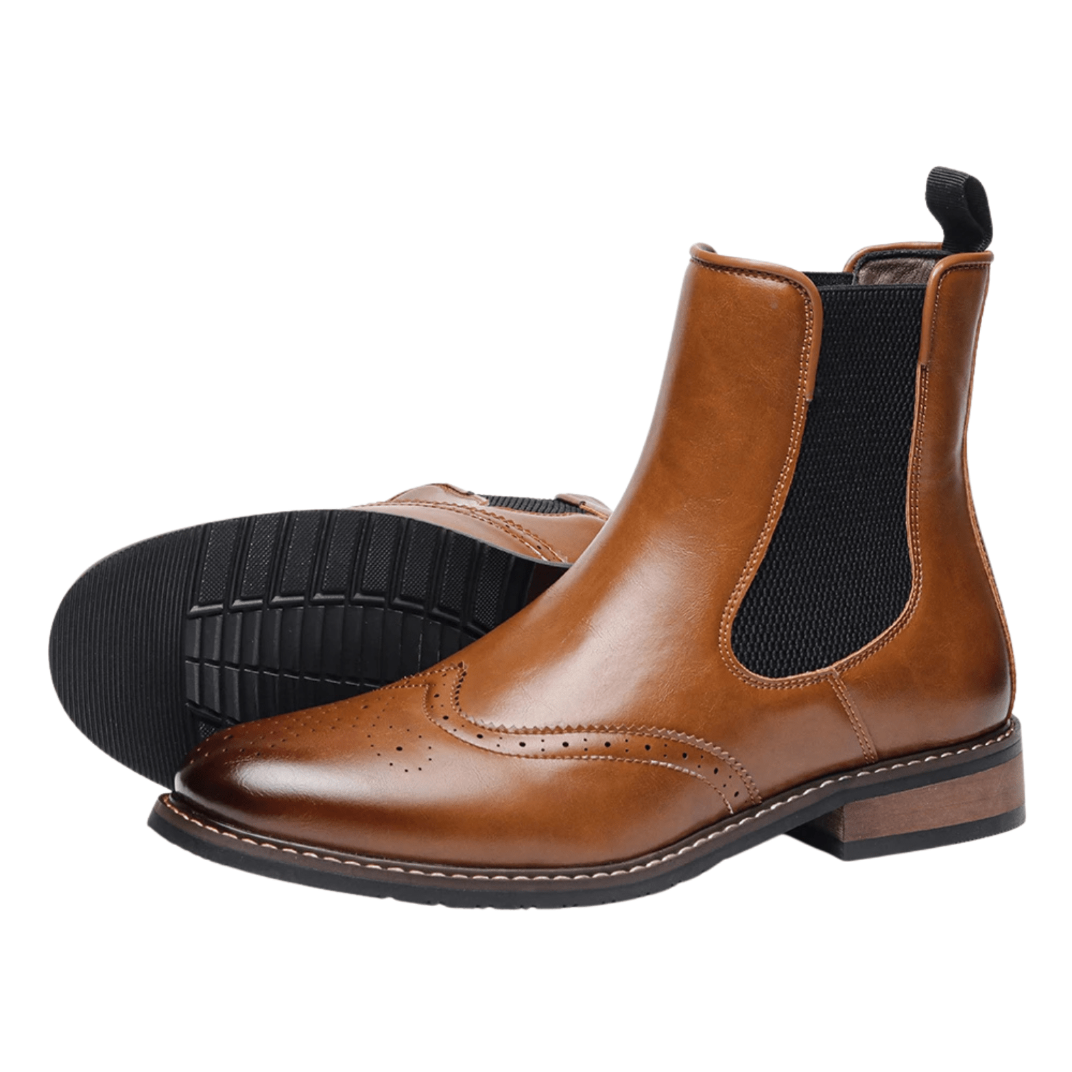 Men’s Soft Leather Chelsea Boots – Comfortable Ankle Fit - The Crew