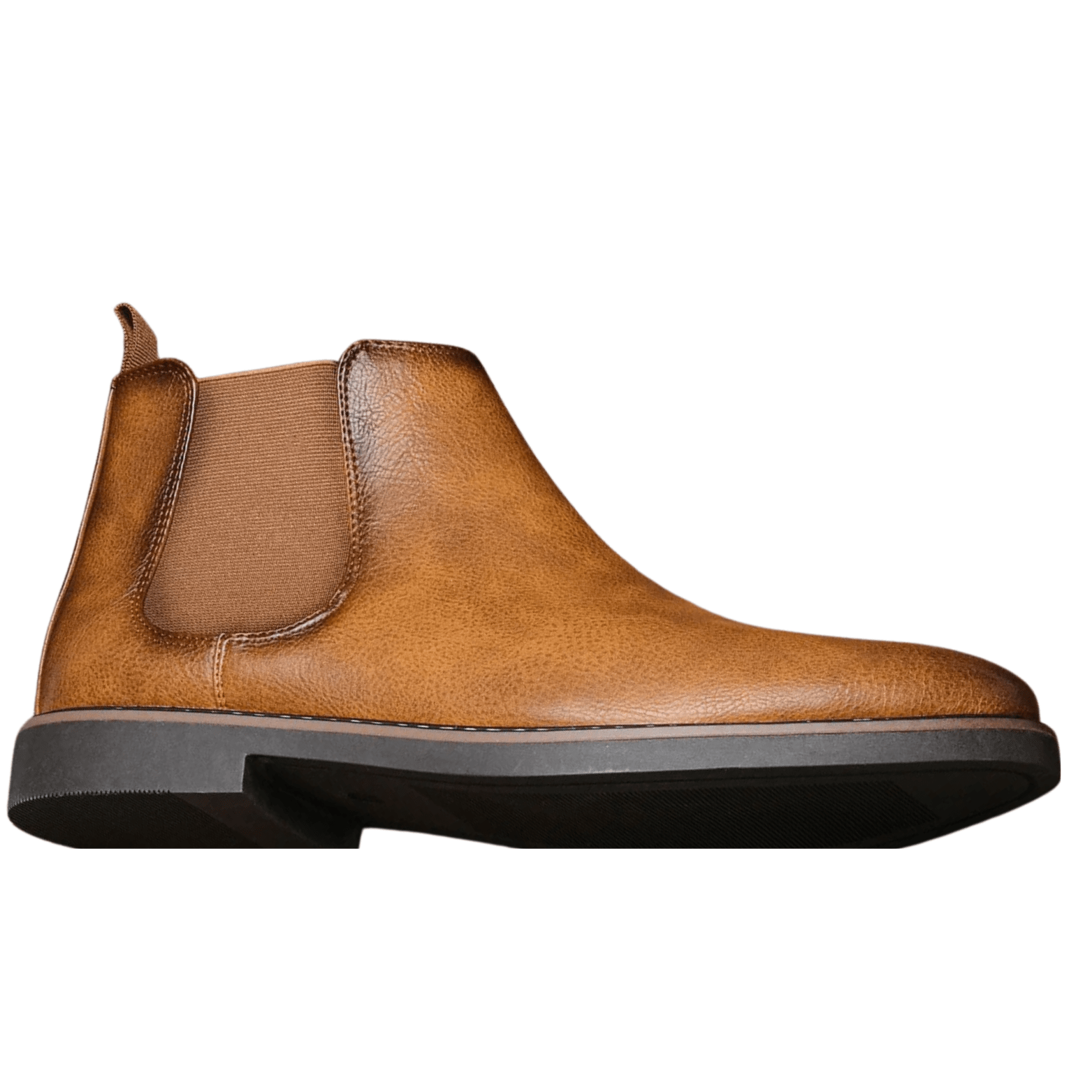 Retro Leather Chelsea Boots for Men β Vintage Ankle Style - The Crew