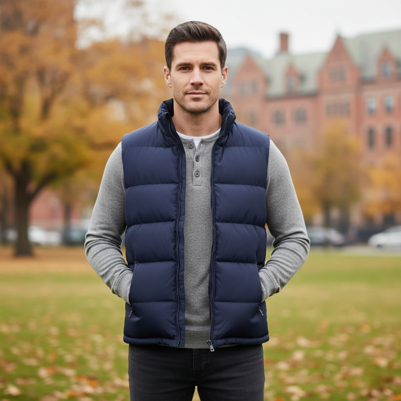 Men’s Waterproof Winter Vest Set with Carry Bag – The Crew