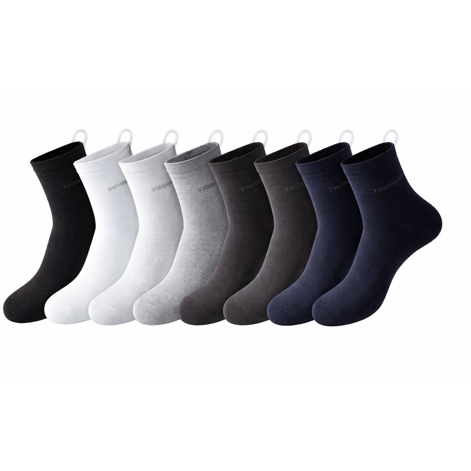 Men’s Bamboo Fiber Socks 10 - Pack – Breathable Comfort | The Crew - The Crew