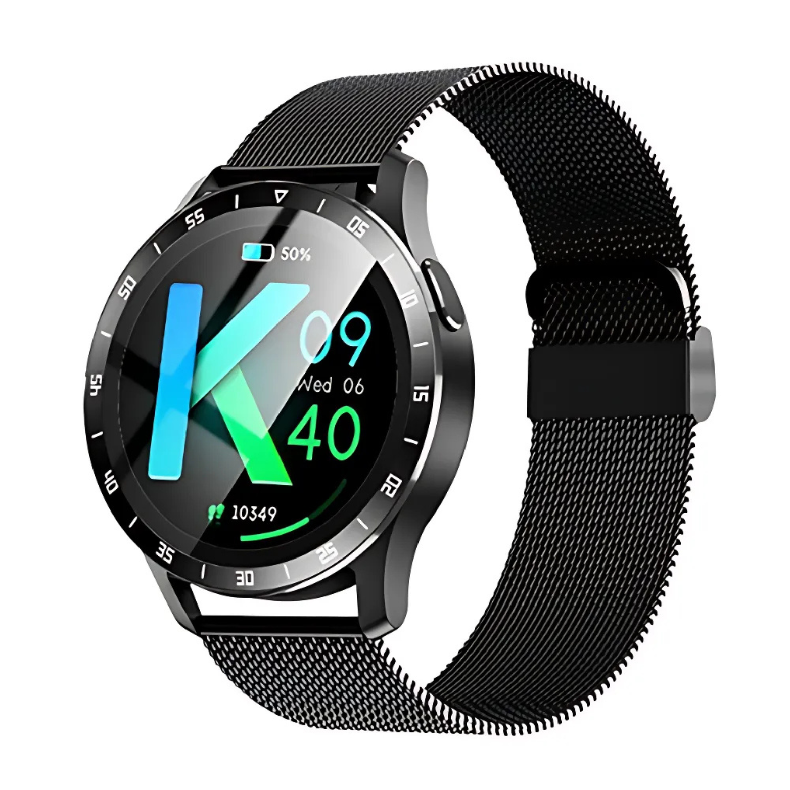 X7 Smartwatch Black Stainless Steel Band – The Crew