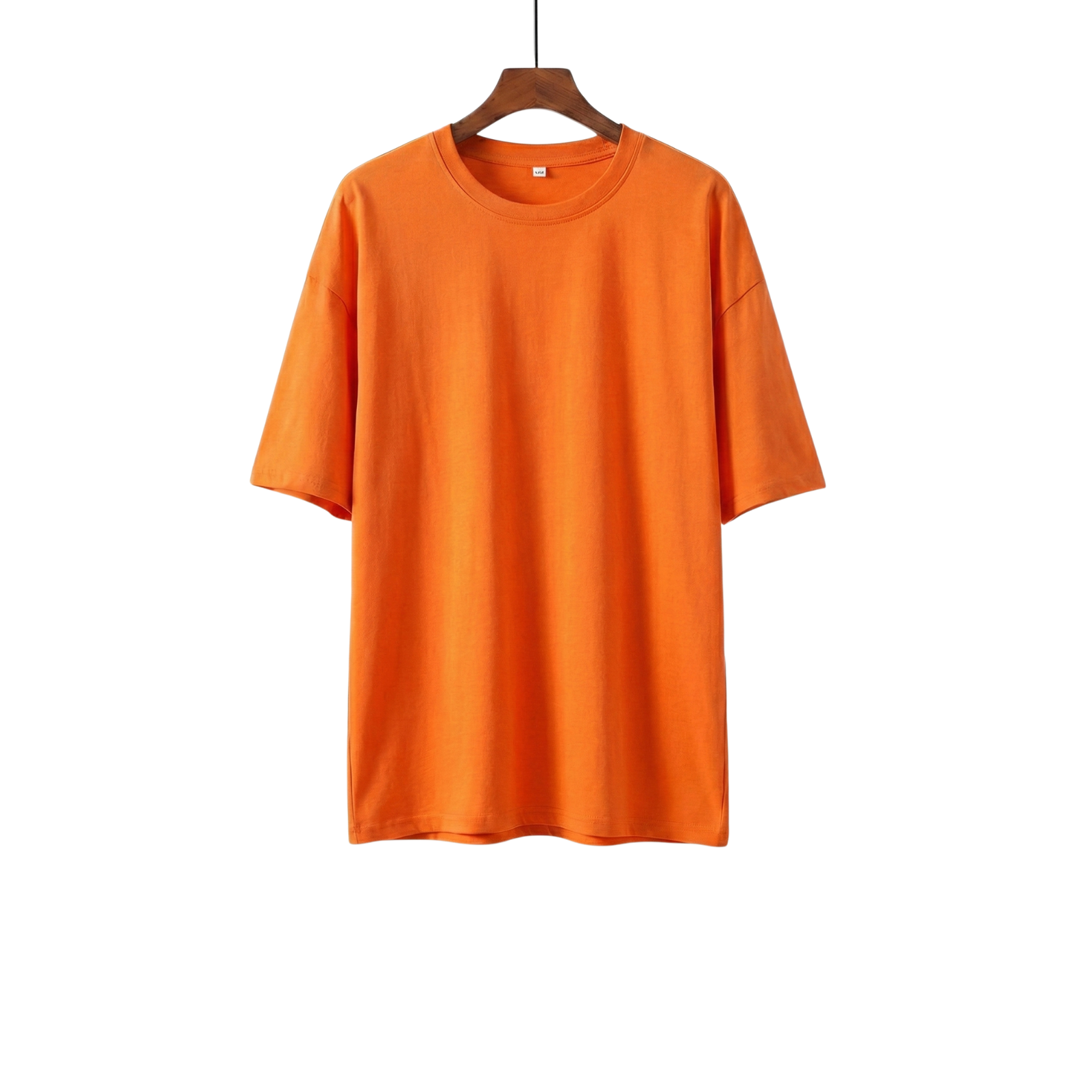 Men’s Oversized Orange Streetwear T-Shirt – The Crew