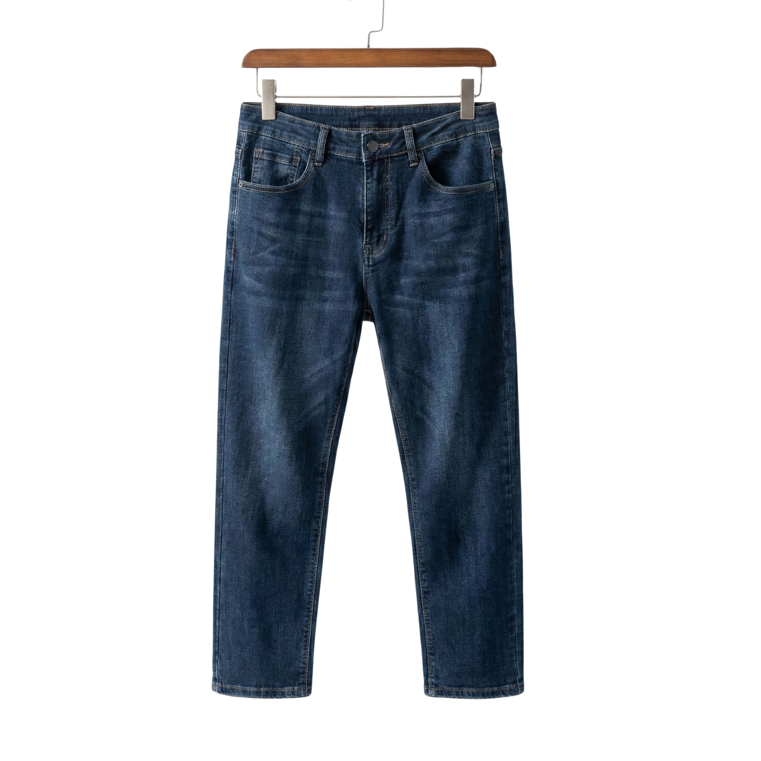 Men’s Stretch Straight Denim Jeans – Comfort & Style – The Crew