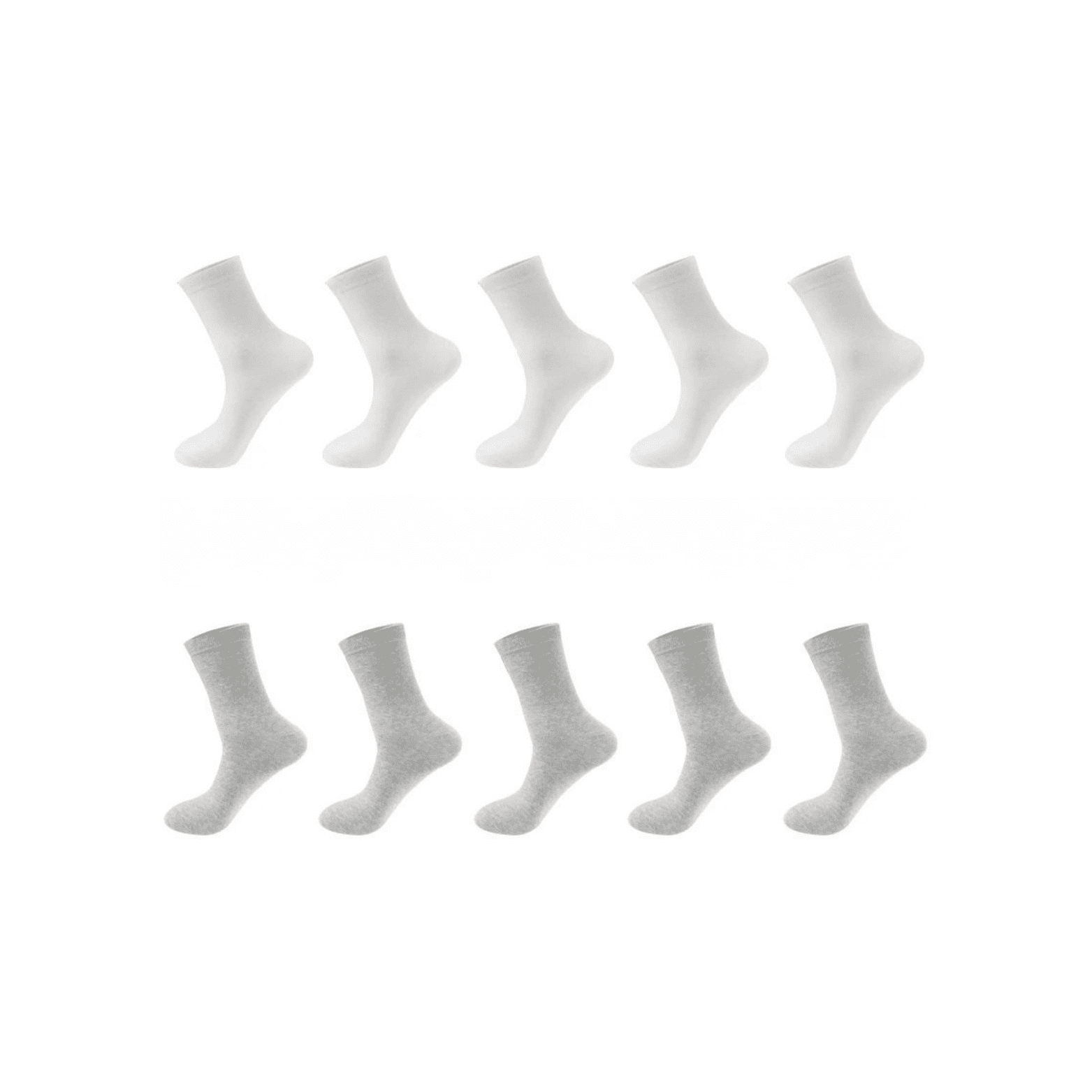 Men’s Cotton Business Socks 10 Pack – Breathable - The Crew
