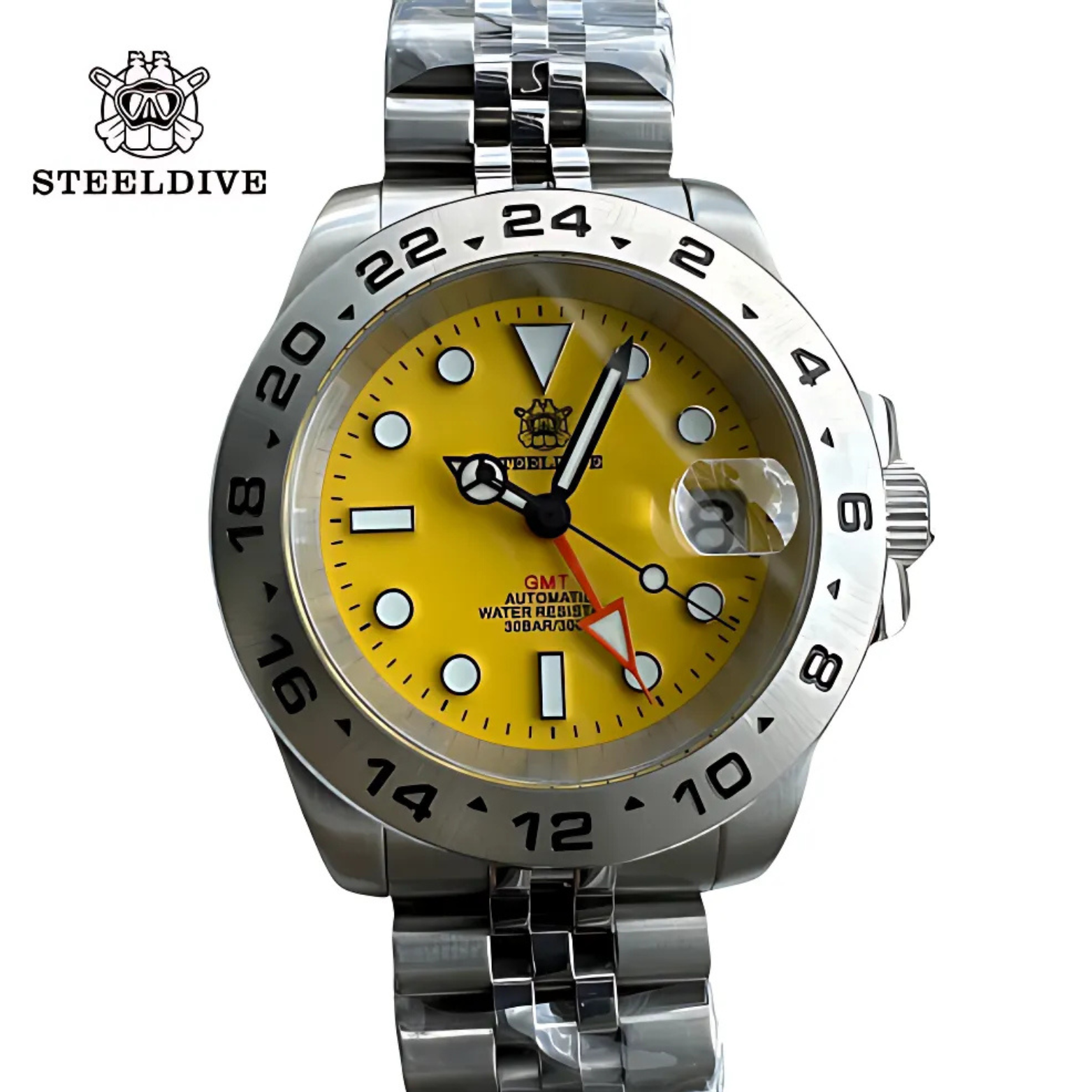 STEELDIVE SD1992 GMT Automatic Watch Durable Style | The Crew