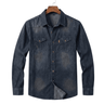 Men’s Slim Fit Denim Shirt – Casual Everyday Style - The Crew