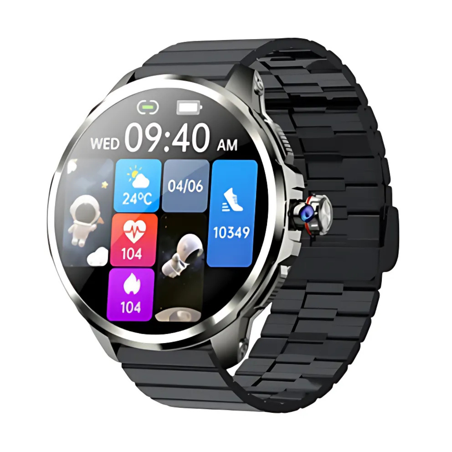 5G Smartwatch AMOLED Home Screen – The Crew