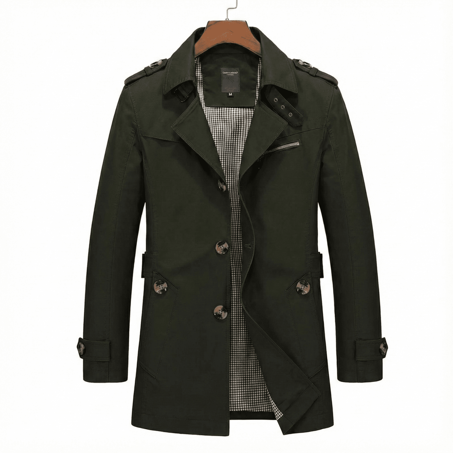 Men’s Classic Trench Coat – Timeless Business Outerwear - The Crew