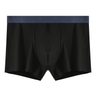 Men’s Cotton Thermal Boxers Black Front View – The Crew