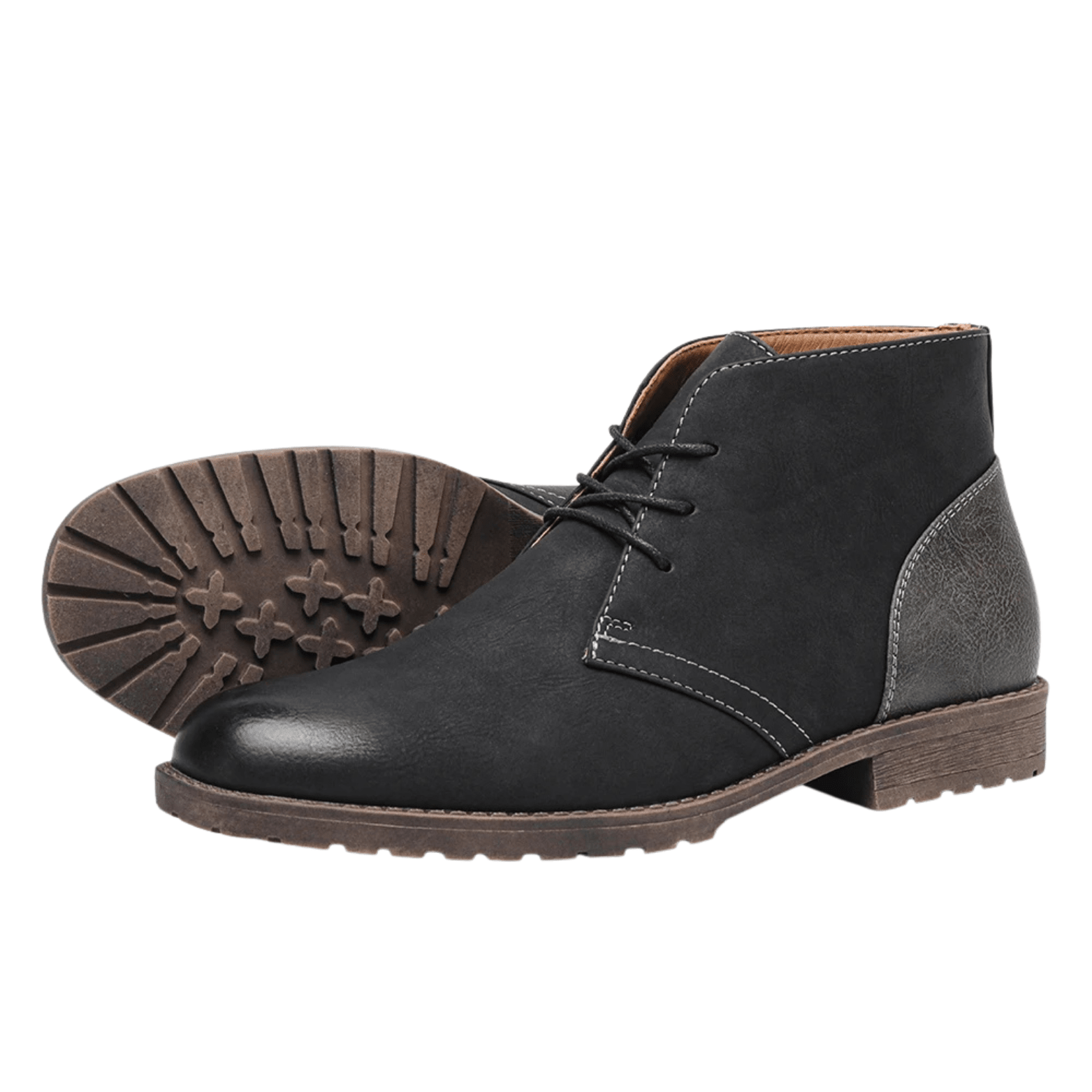 Men’s Retro Desert Ankle Boots – Vintage Casual Style - The Crew