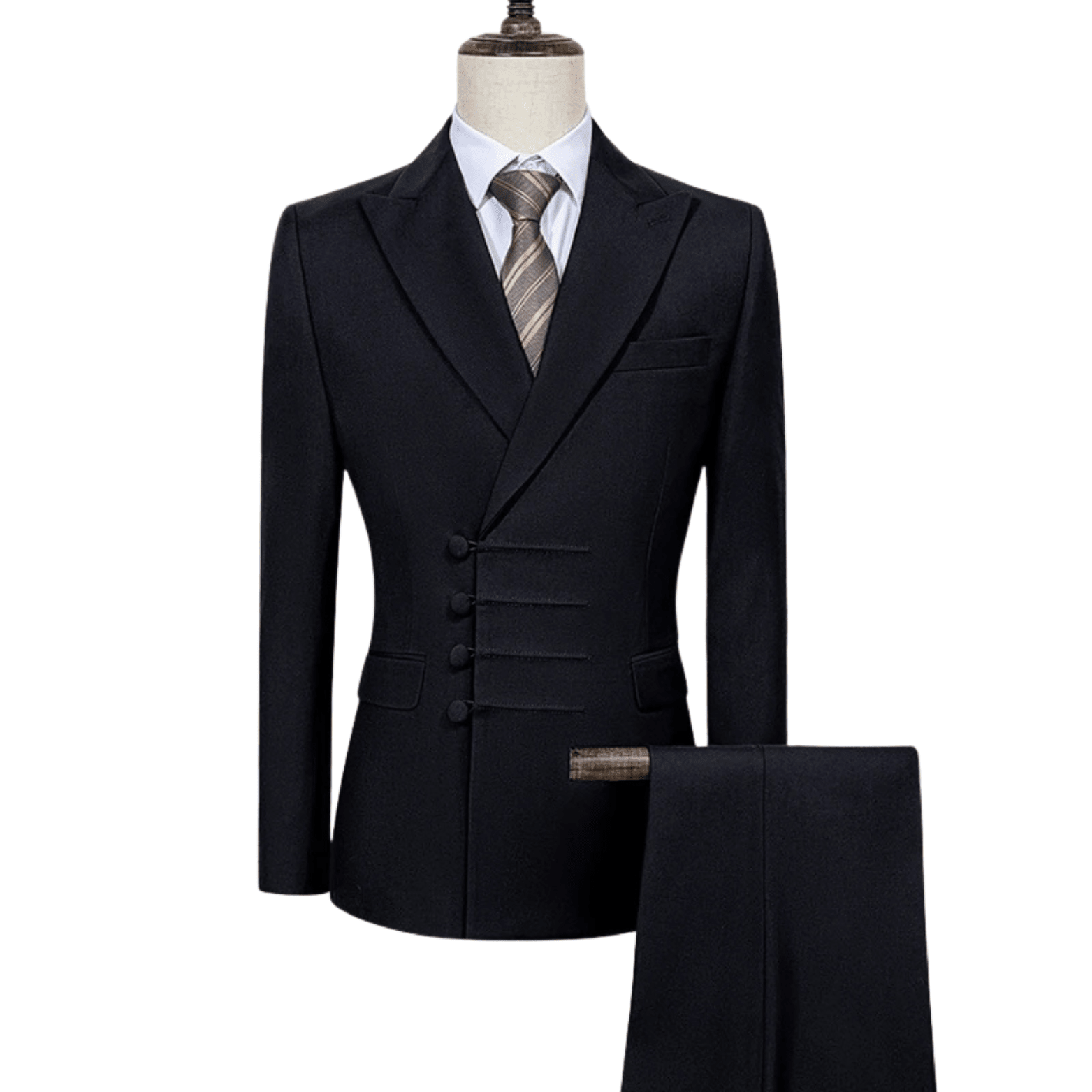 Men’s Elegant Double - Breasted Suit – Luxury Formalwear - The Crew