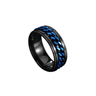 Rotatable Chain Ring for Men – Titanium Steel Spinner | The Crew - The Crew
