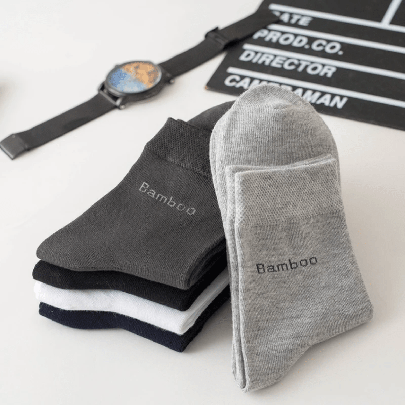 Men’s Bamboo Fiber Socks 10 - Pack – Breathable Comfort | The Crew - The Crew