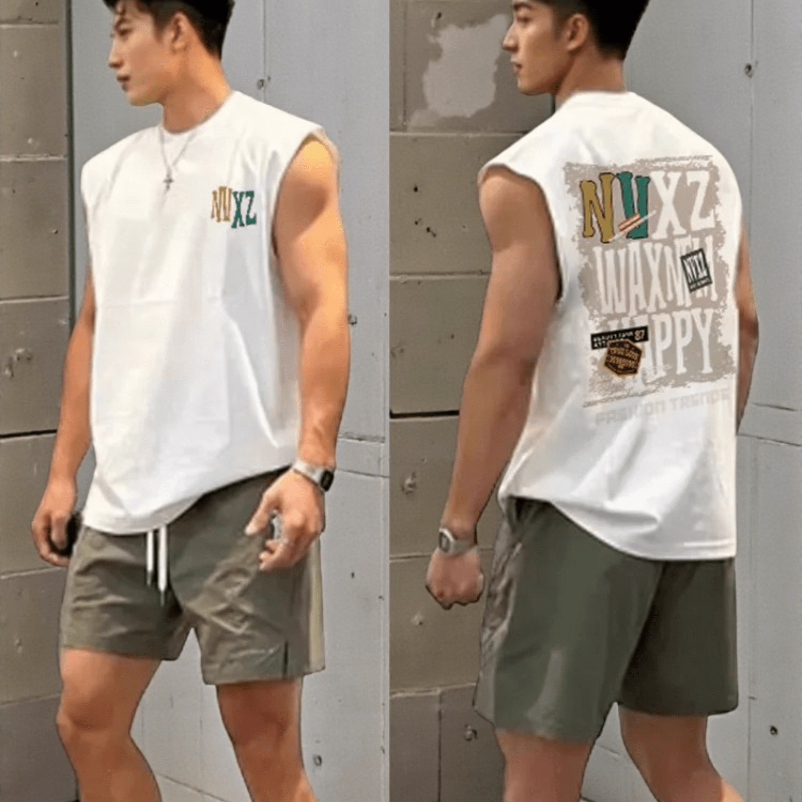 Retro Quick - Dry Sport Vest for Men Lightweight Activewear - The Crew