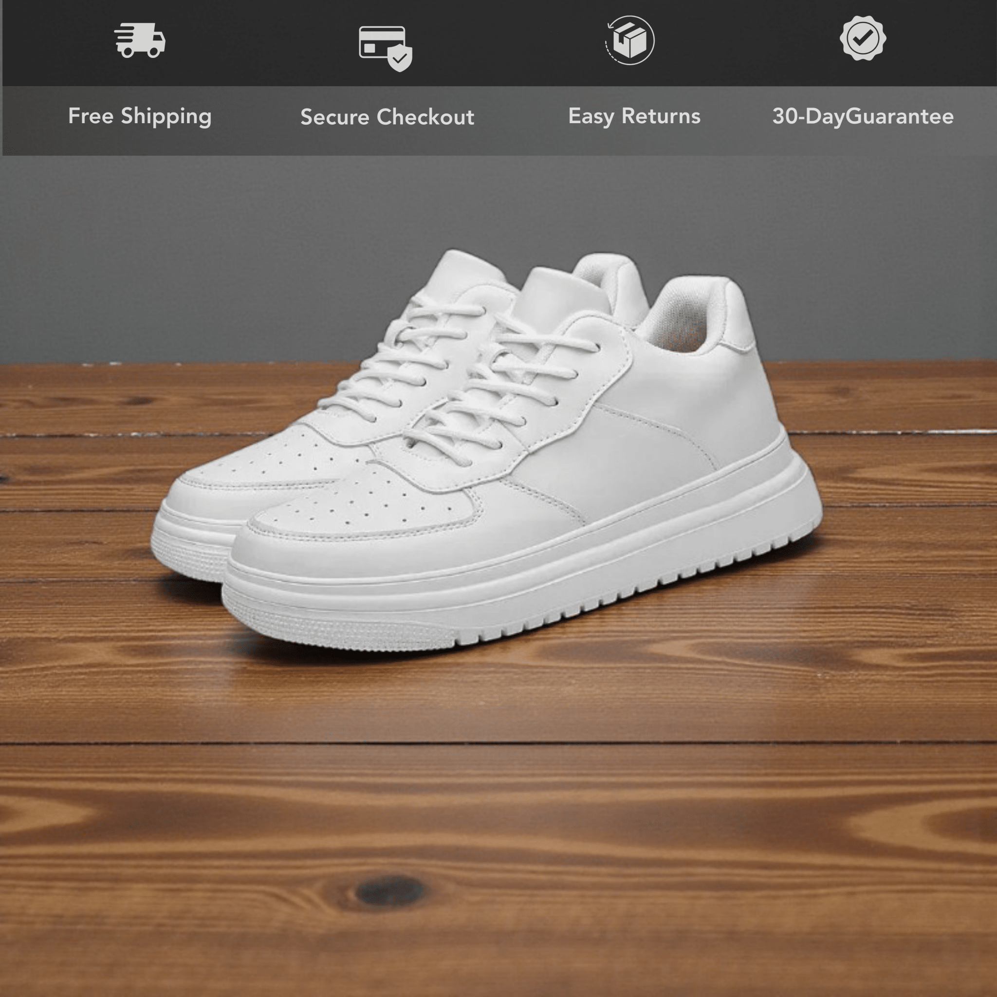 Men’s Invisible Height Boost Sneakers – Discreet Lift - The Crew