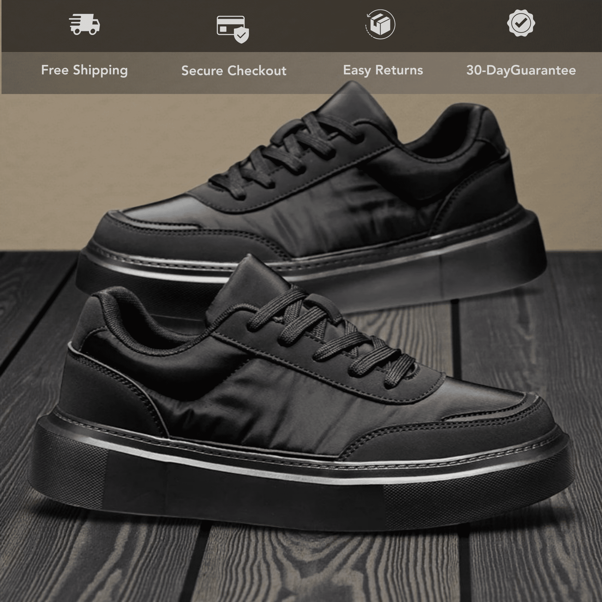 Men’s Rugged Outdoor Sneakers – Durable All - Terrain Shoes - The Crew