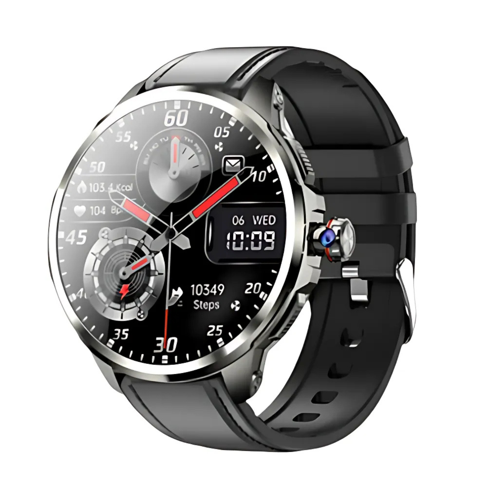 5G Smartwatch  The Crew leather strap
