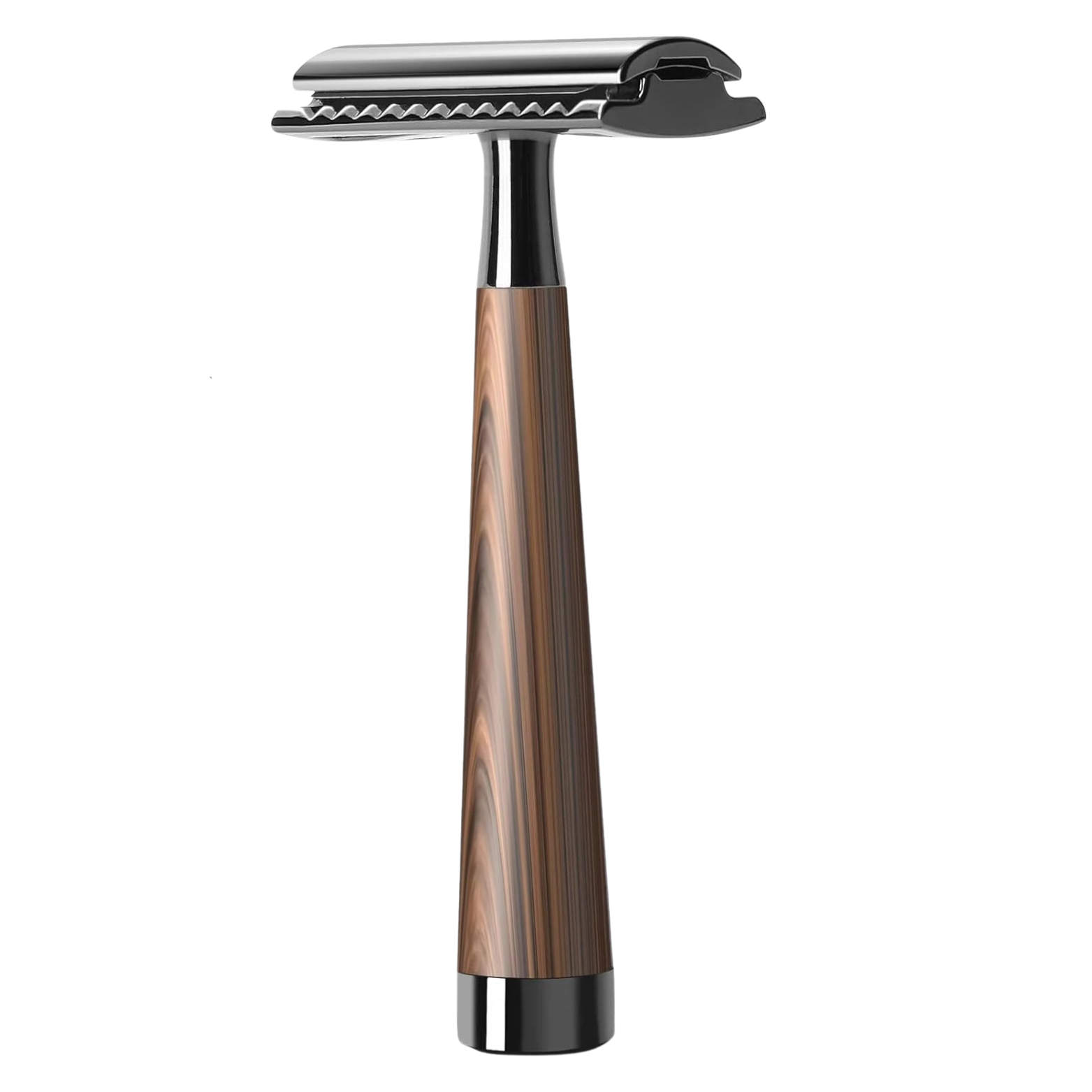Double Edge Safety Razor Wood Finish Handle – The Crew