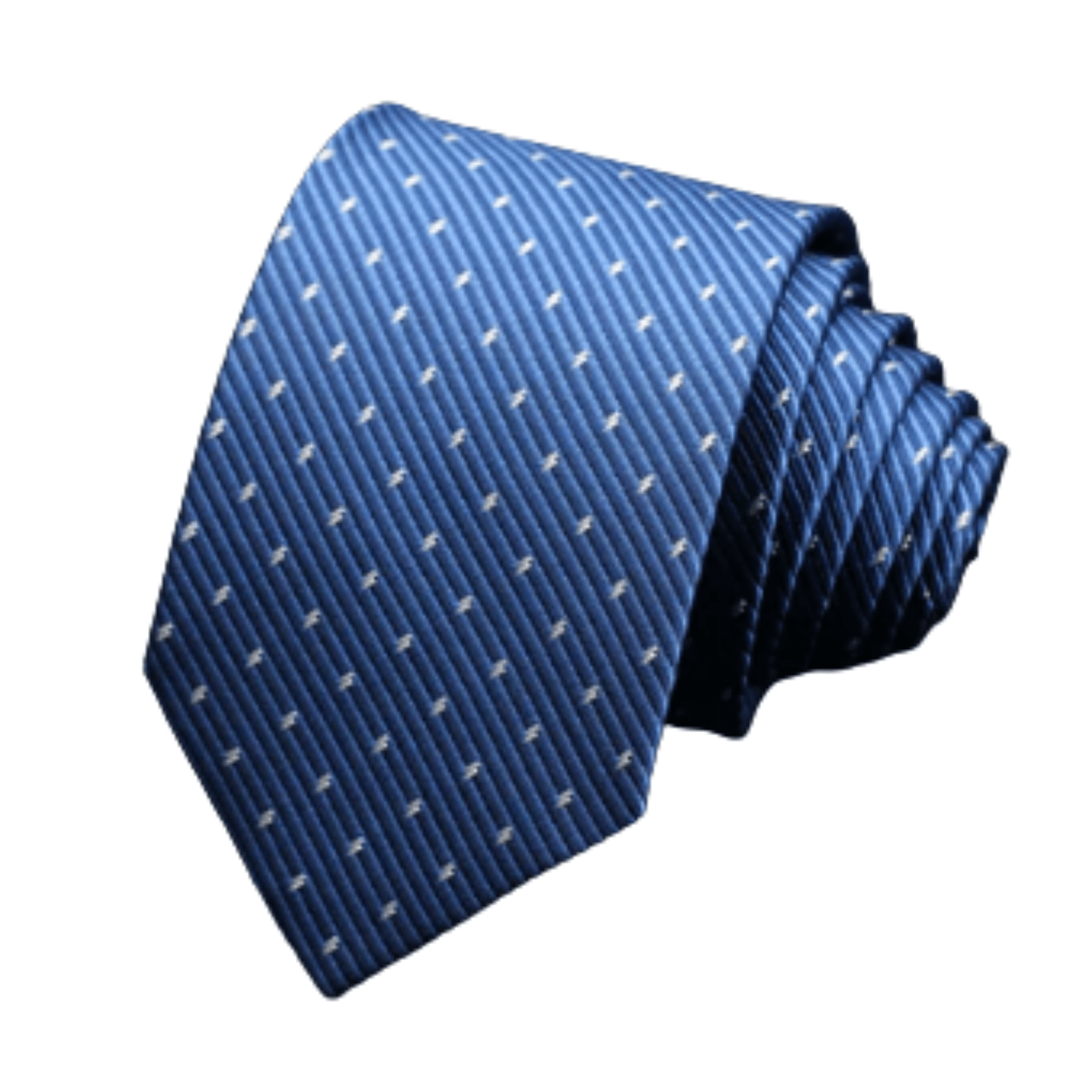 Men’s Floral & Polka Dot Necktie Set Blue Red Yellow - The Crew