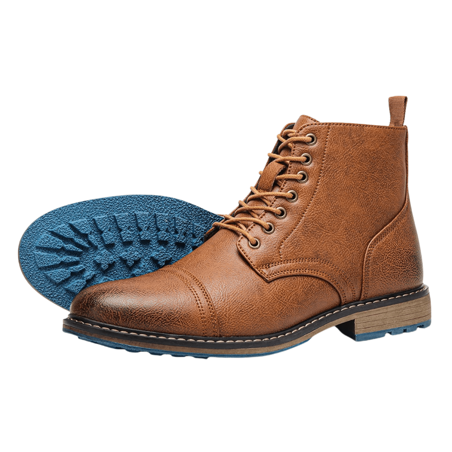 Men’s Stylish Leather Ankle Boots – Modern Casual Wear - The Crew