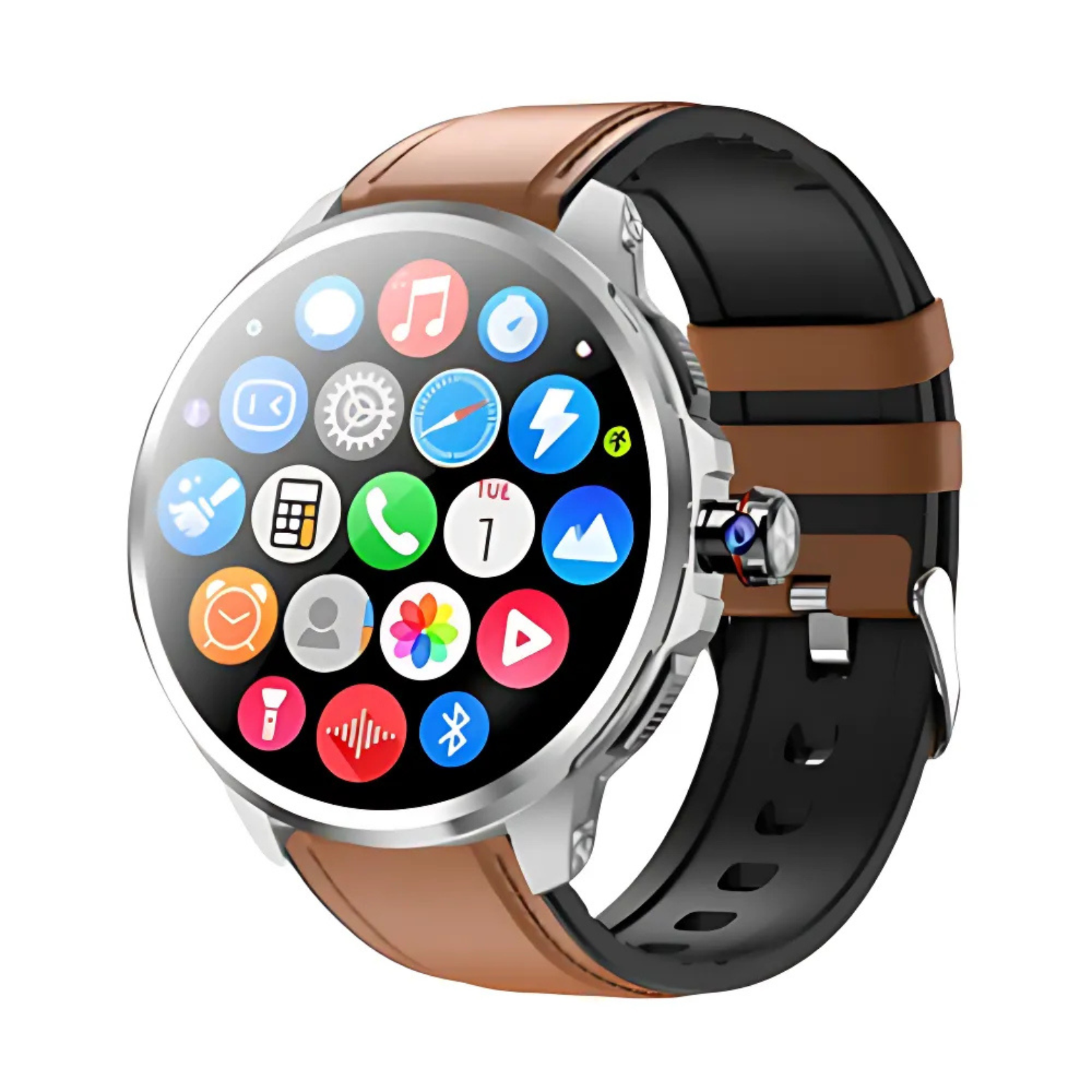 5G Smartwatch Stainless leather strap
Gold – The Crew