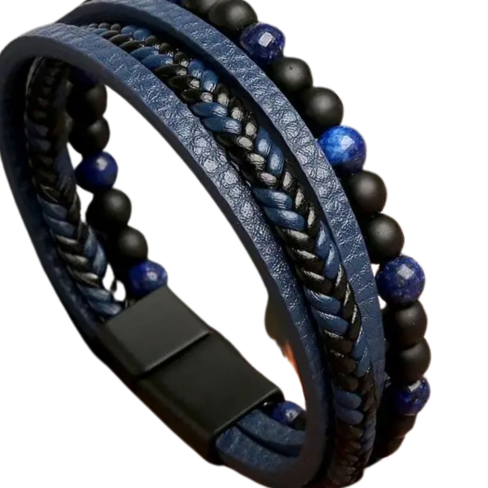 Classic Woven Leather Bracelet – Stylish & Durable – The Crew