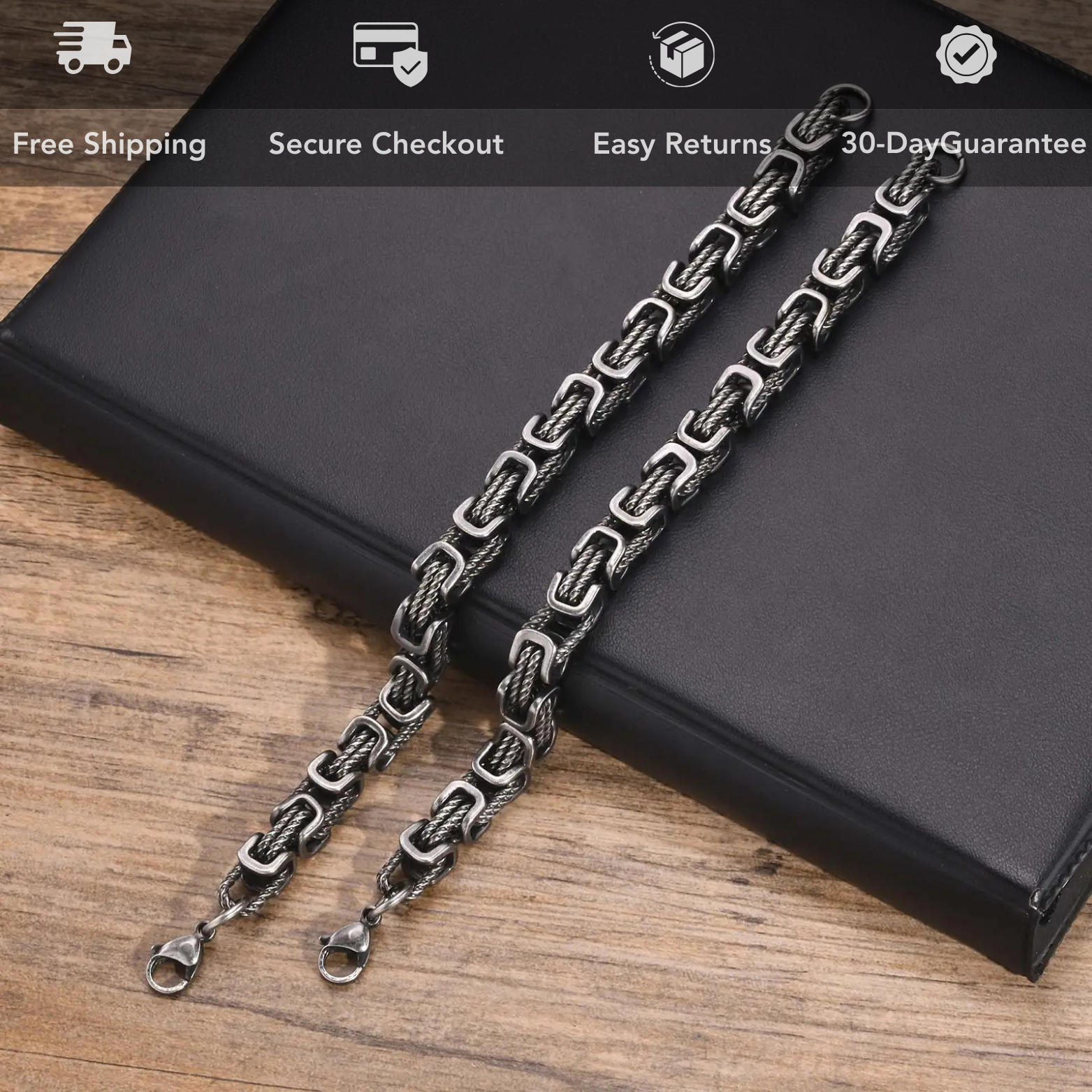 Men's Imperium Byzantine Stainless Steel Bracelet