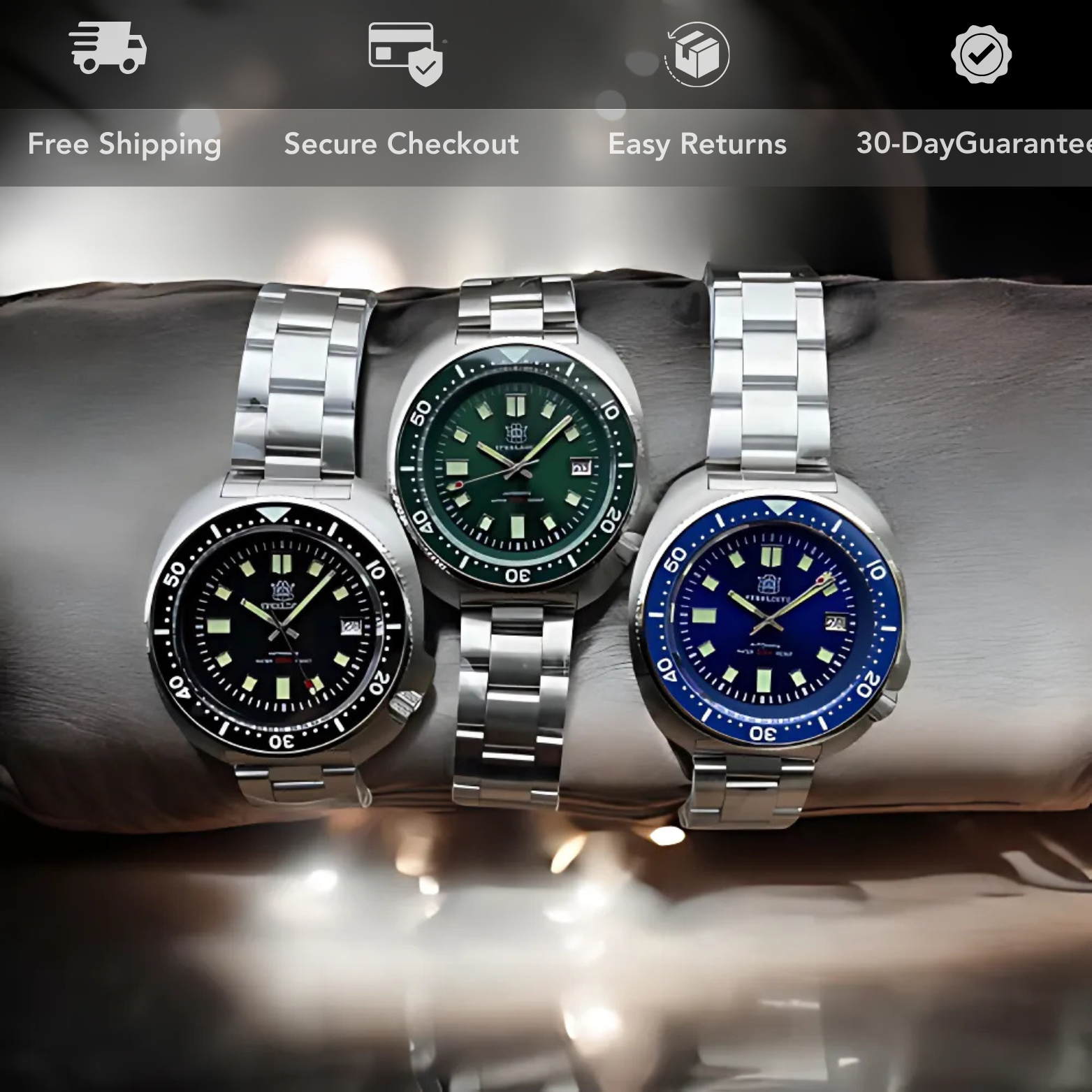 STEELDIVE SD1970 Automatic Dive Watch Collection – The Crew