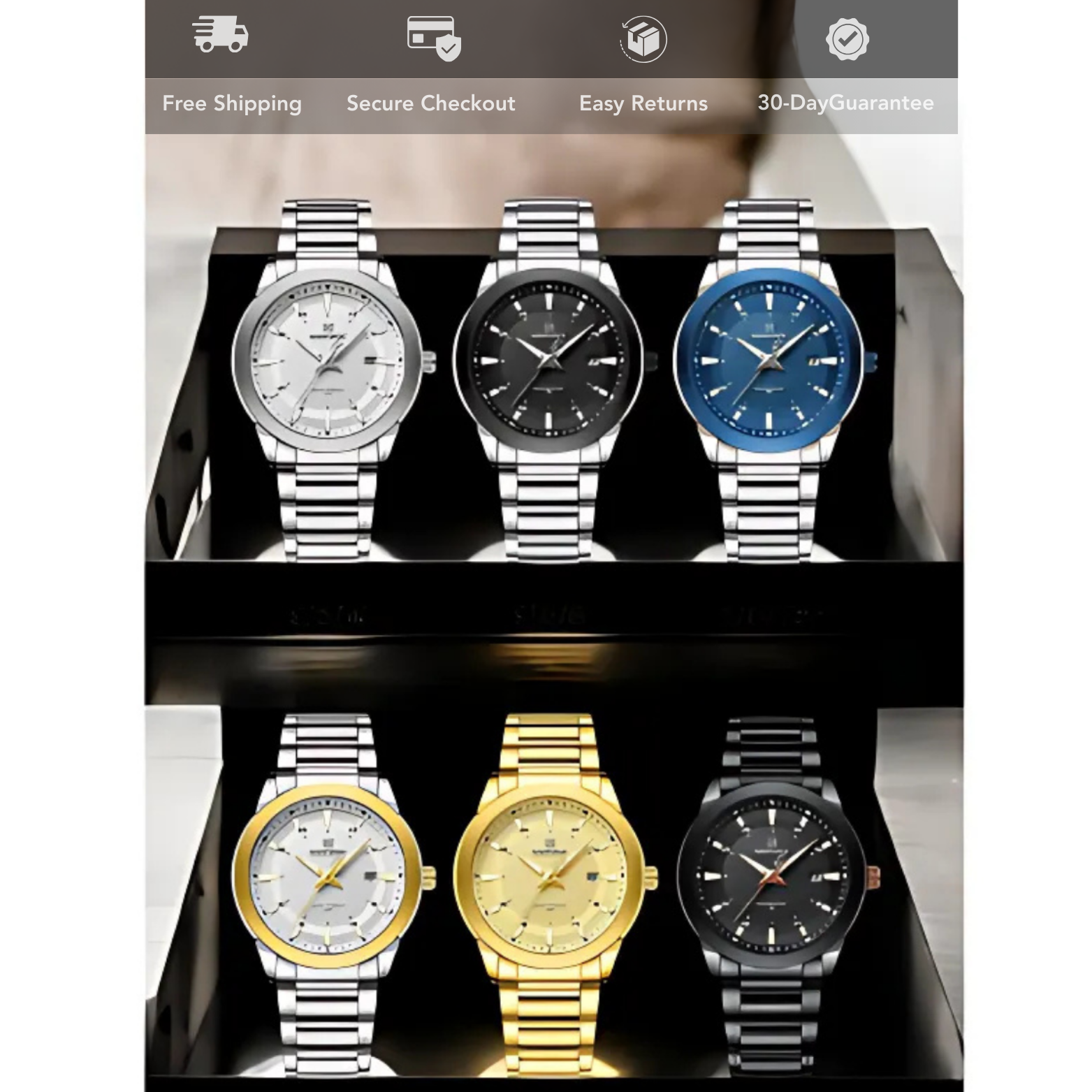 NAVIFORCE NF8029 Color Options Collection – The Crew