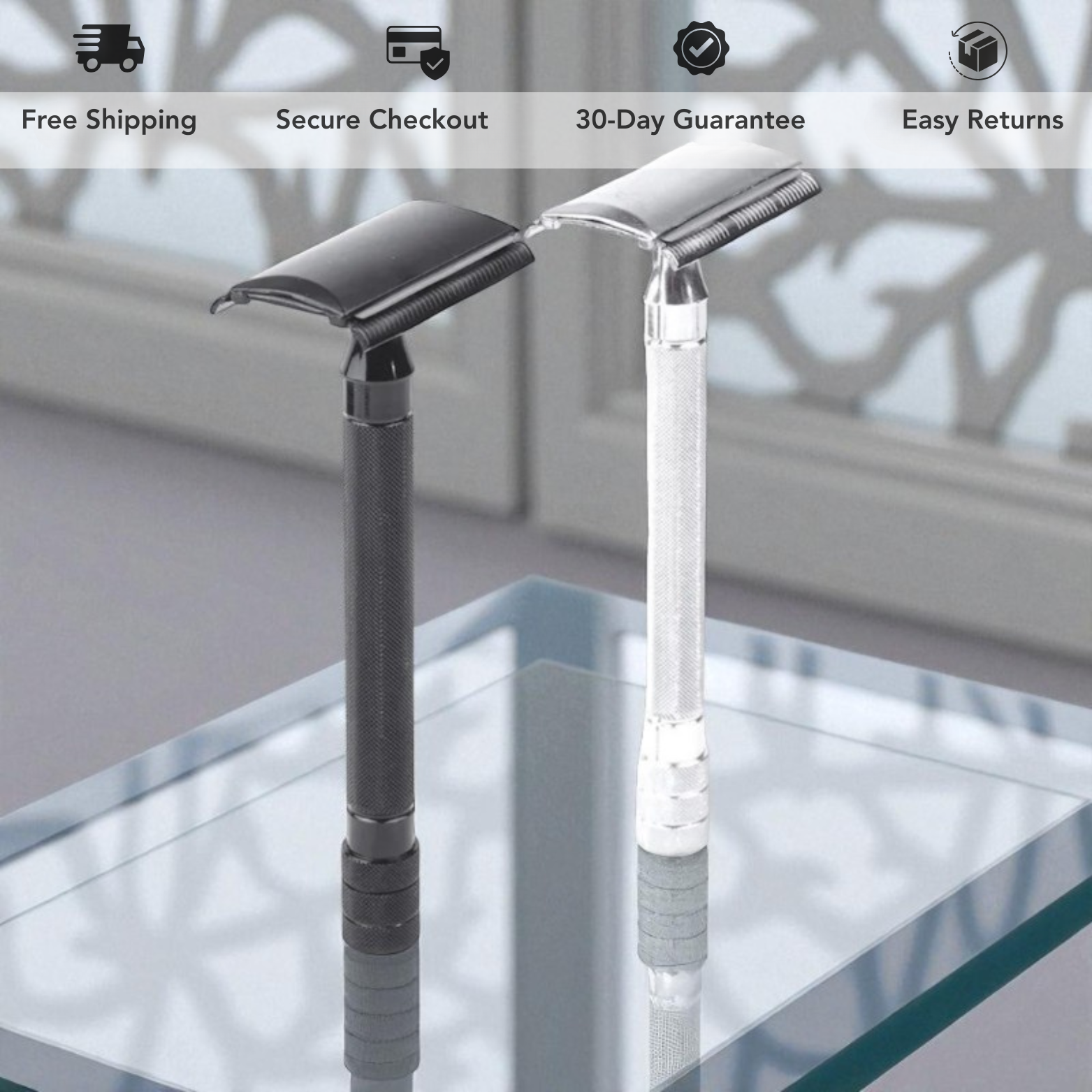 Safety Razor Bathroom Counter Lifestyle – The Crew