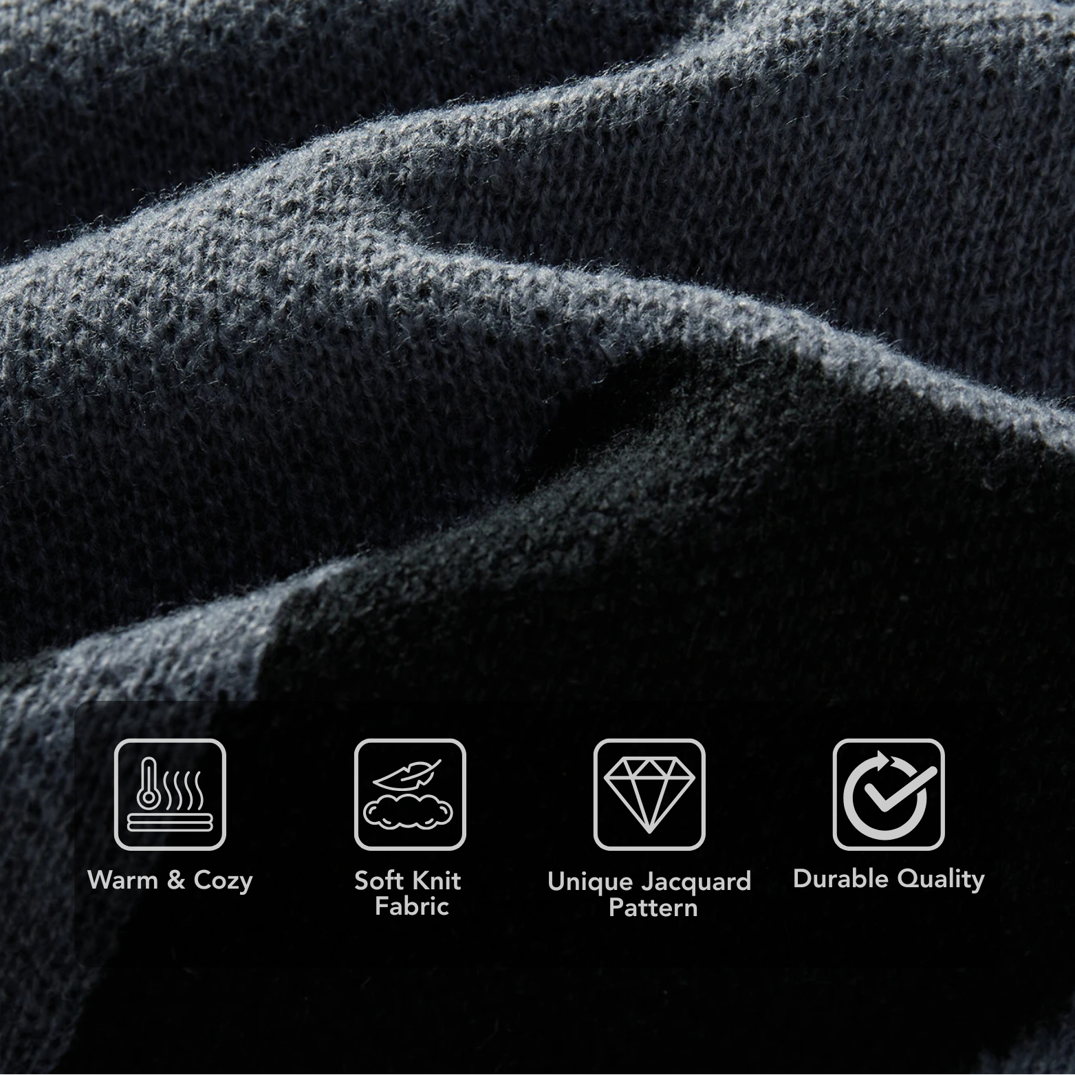 Jacquard Knit Fabric Texture Close-Up – The Crew